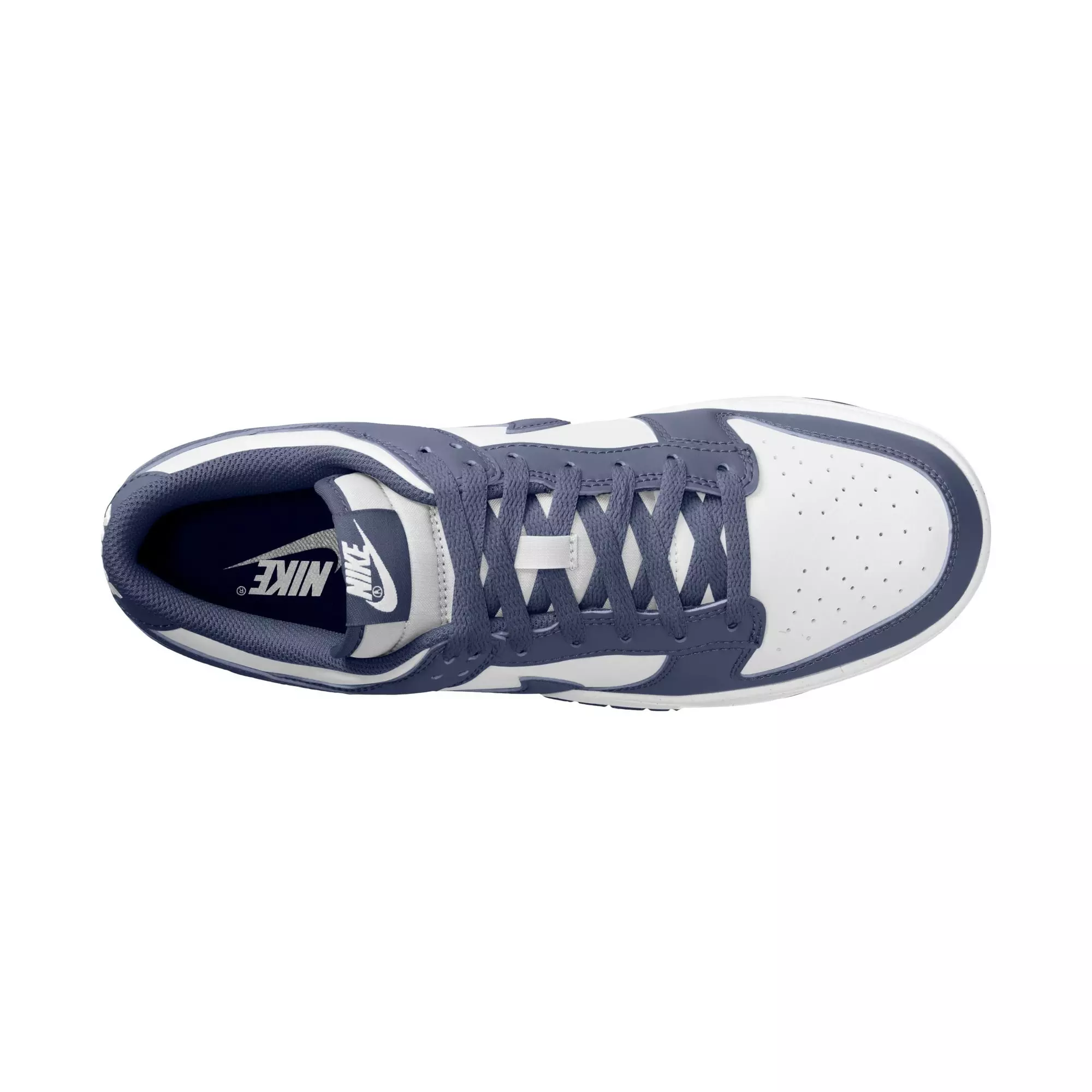 Nike Dunk Low Retro "White/Midnight Navy" Men's Shoe - WHITE/NAVY