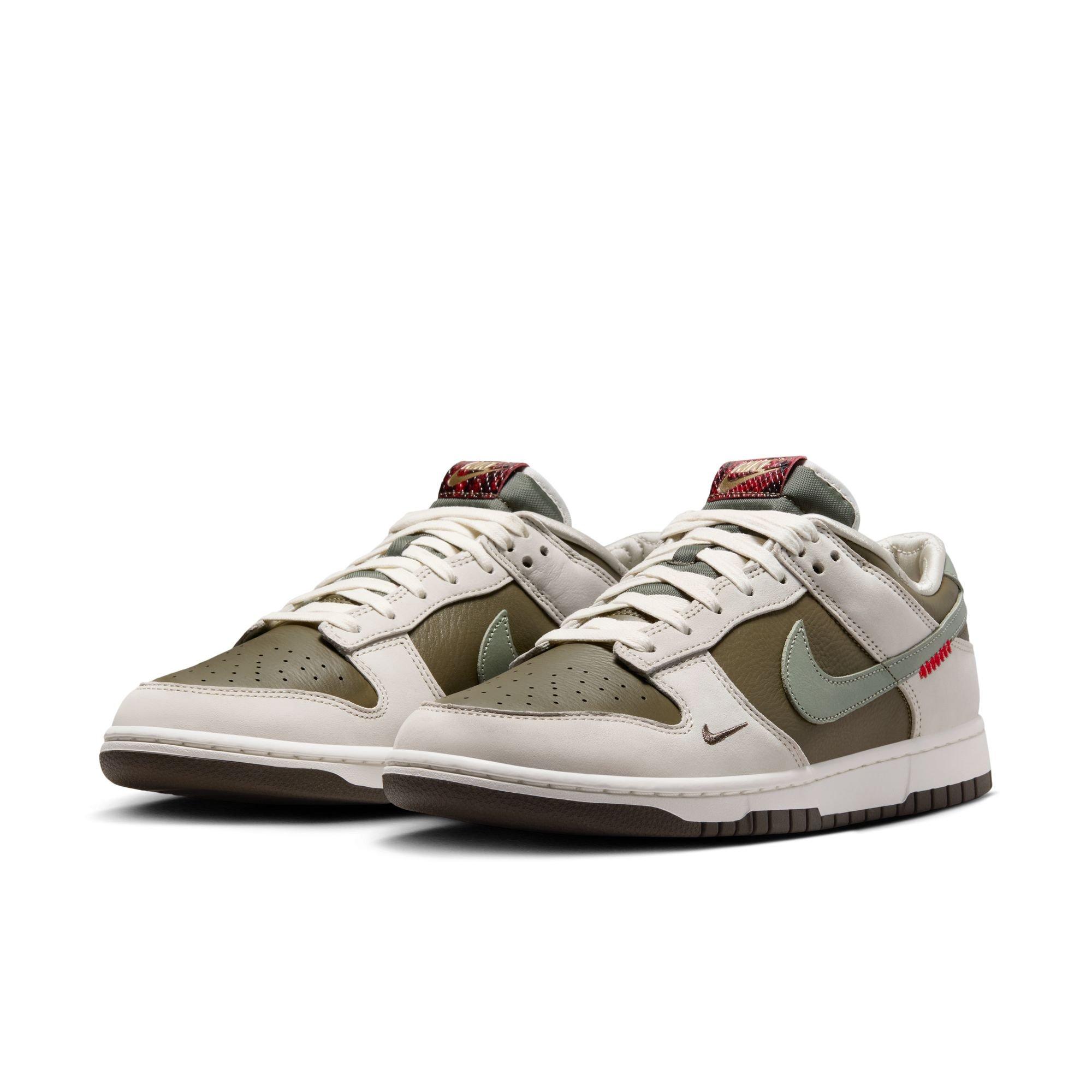 Nike Dunk Low Retro Men's "Medium Olive/Jade Horizon/Sail/Ironstone" Shoe