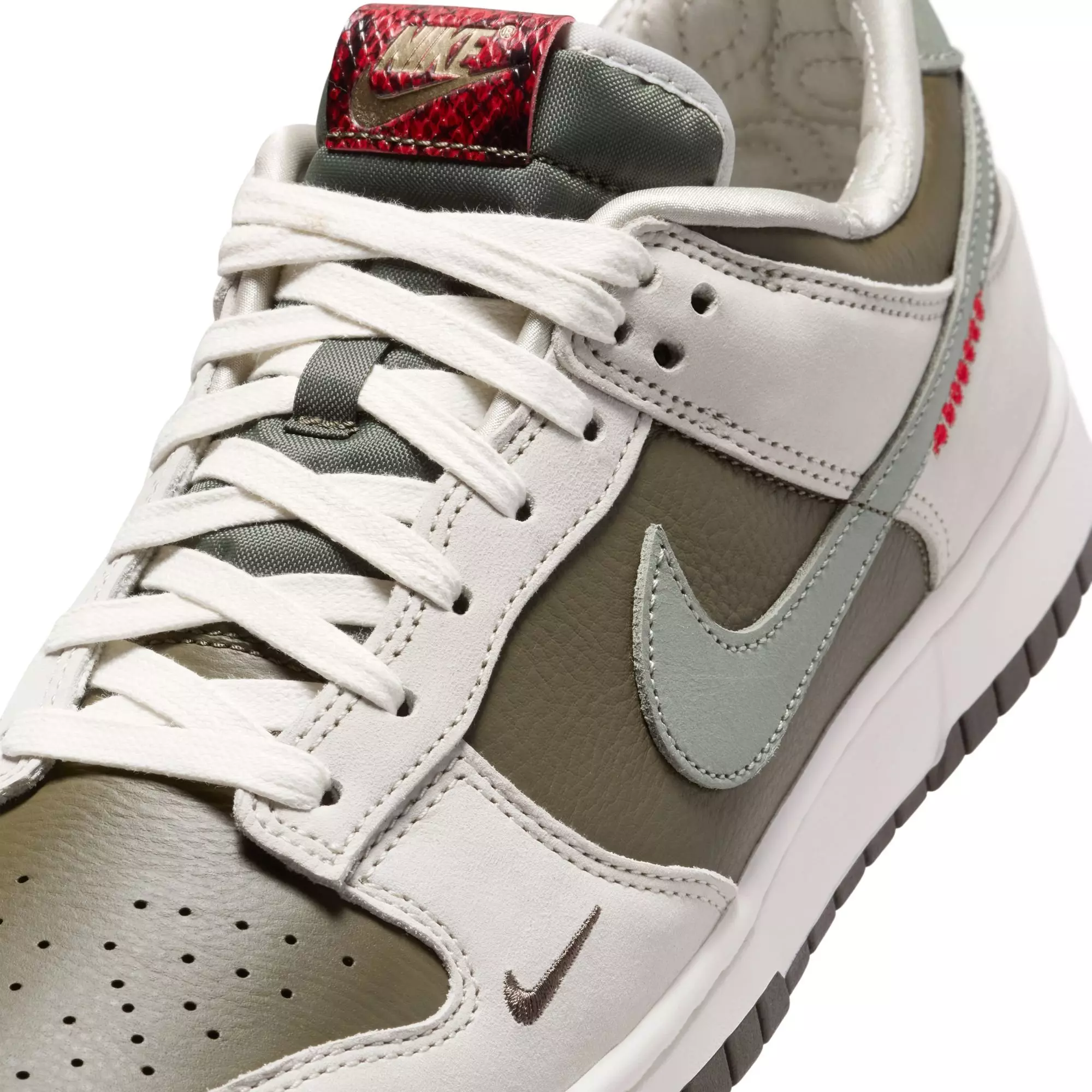 Nike Dunk Low Retro "Medium Olive/Jade Horizon/Sail/Ironstone" Men's Shoe - OLIVE