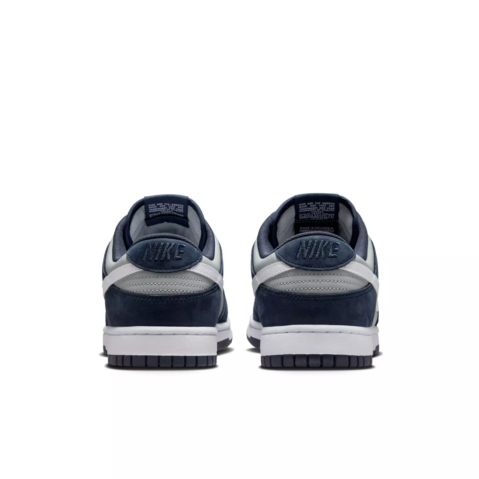 Nike Dunk Low "Obsidian/White/Lt Smoke Grey" Men's Shoe - WHITE/GREY