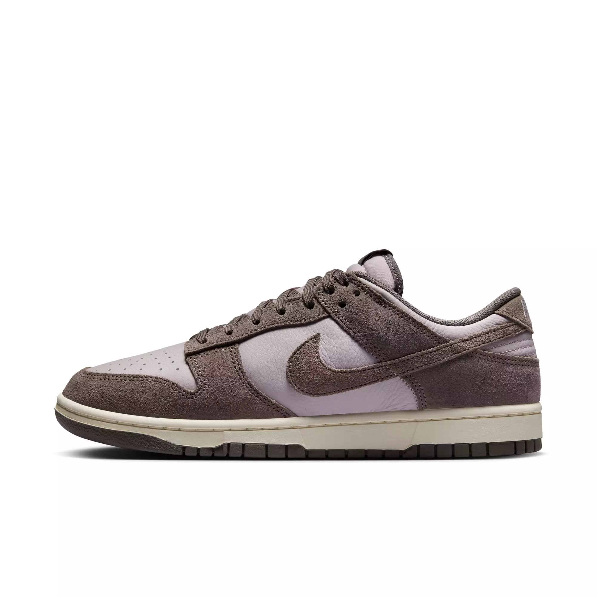 Nike Dunk Low Retro SE Leather "Platinum Violet/Cave Stone/Pale Ivory" Men's Shoe