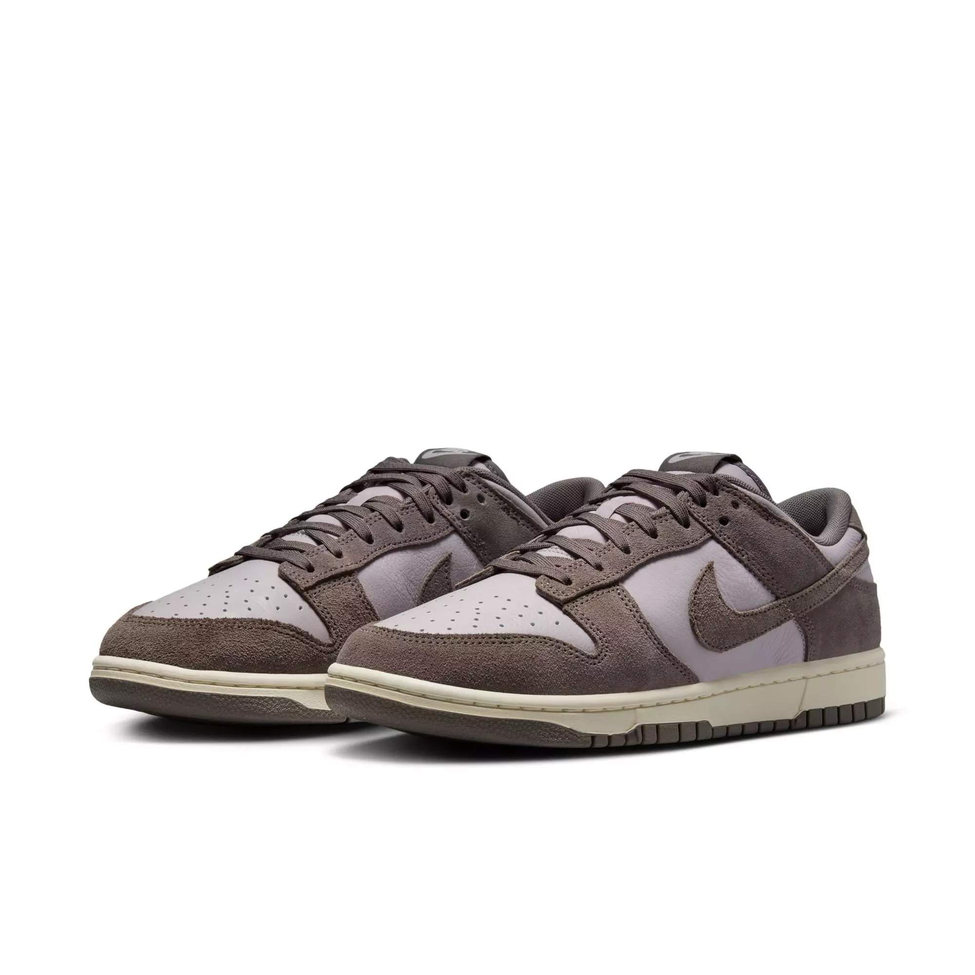 Nike Dunk Low Retro SE Leather "Platinum Violet/Cave Stone/Pale Ivory" Men's Shoe