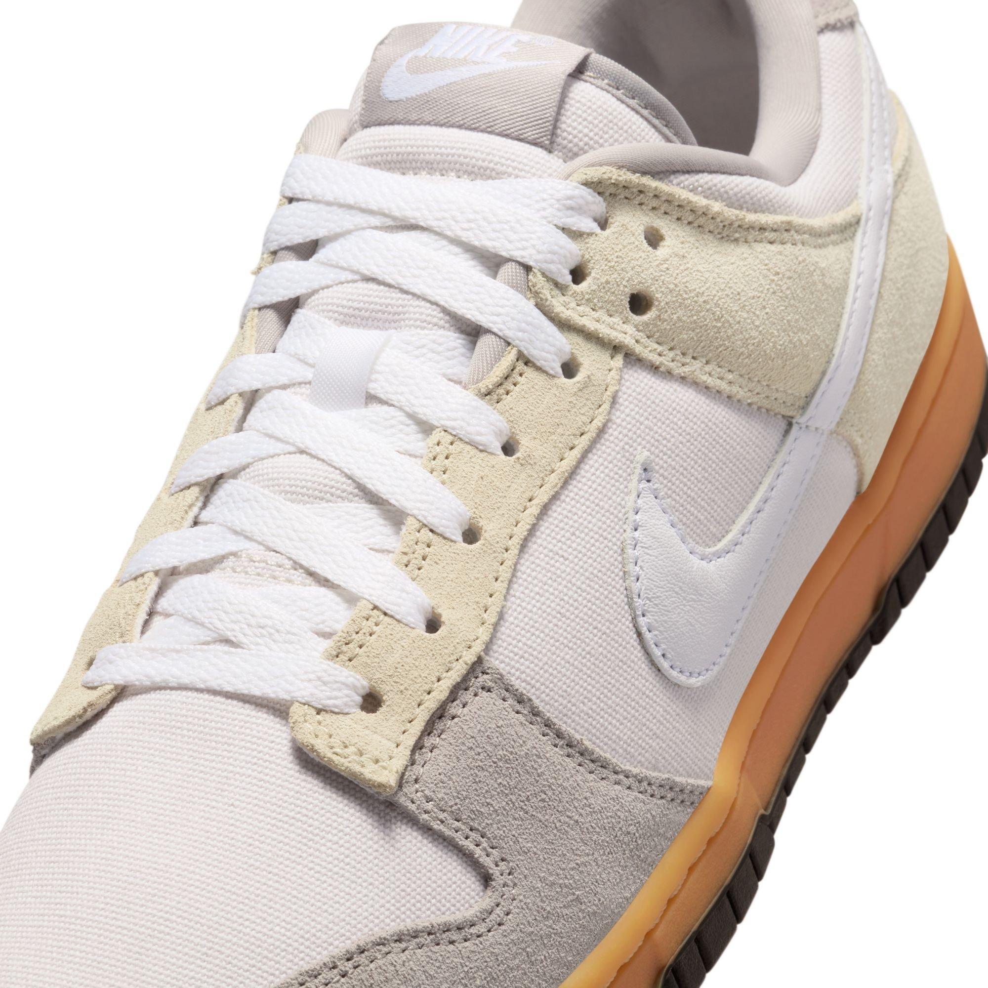 Nike Dunk Low "Phantom/White/College Grey/Lt Khaki" Men's Shoe - WHITE/TAN Thumbnail View 8