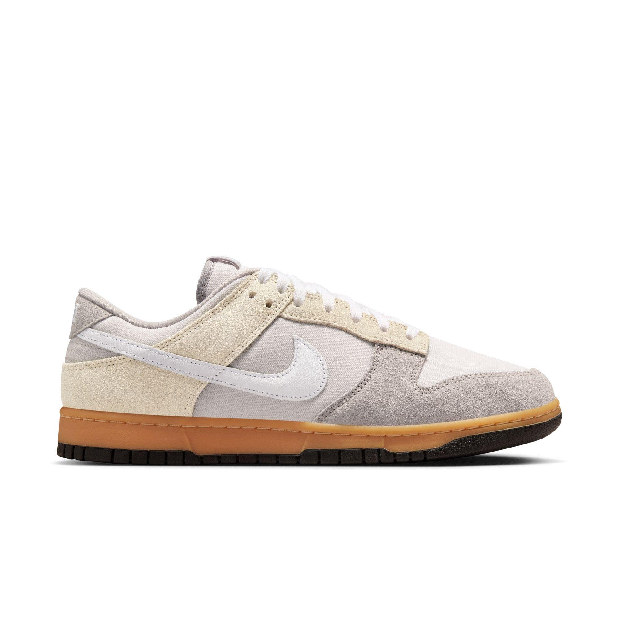 Nike Dunk Low "Phantom/White/College Grey/Lt Khaki" Men's Shoe - WHITE/TAN Thumbnail View 1