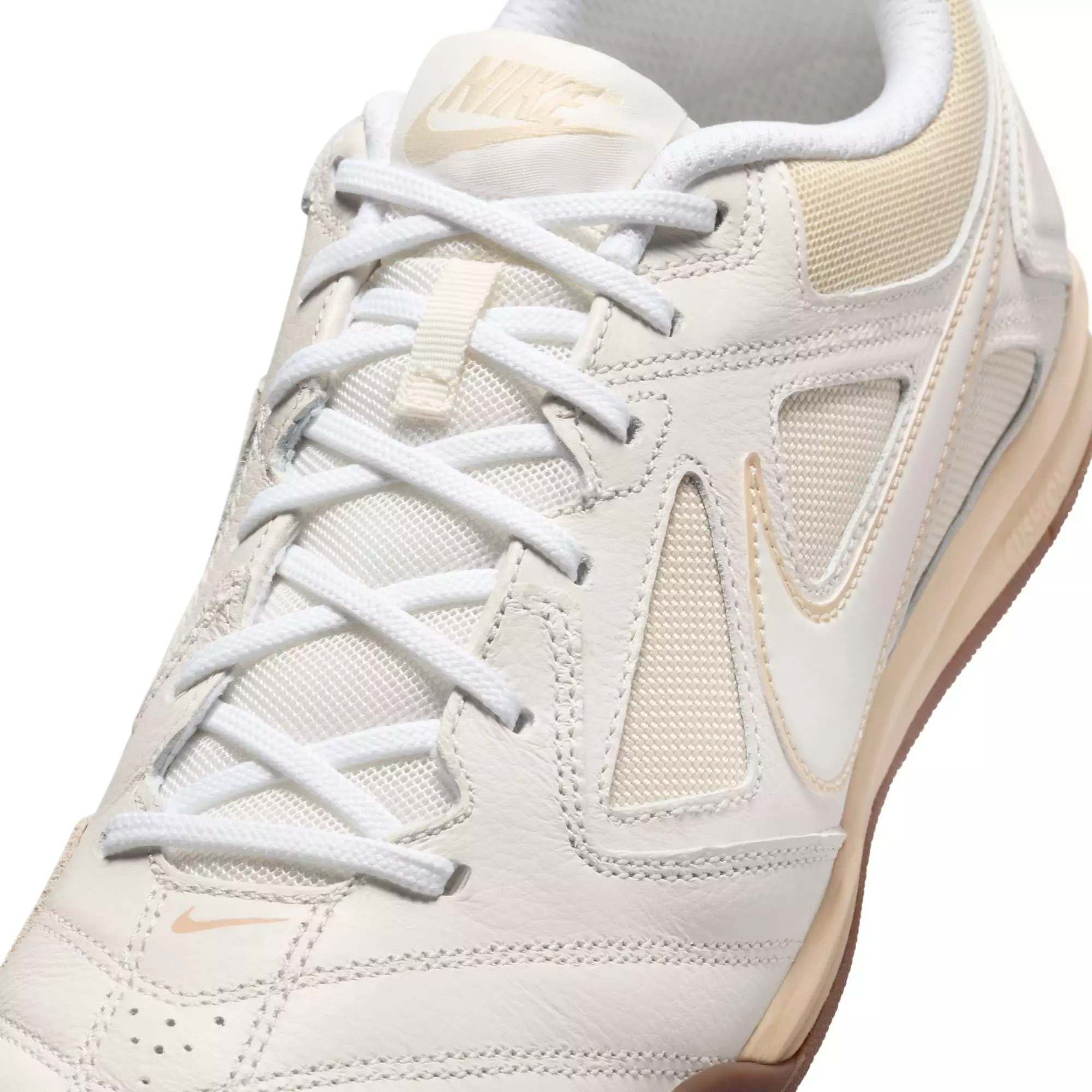 Nike Gato "Sail/Lt Khaki/White/Gum Dark Brown" Men's Shoe - WHITE