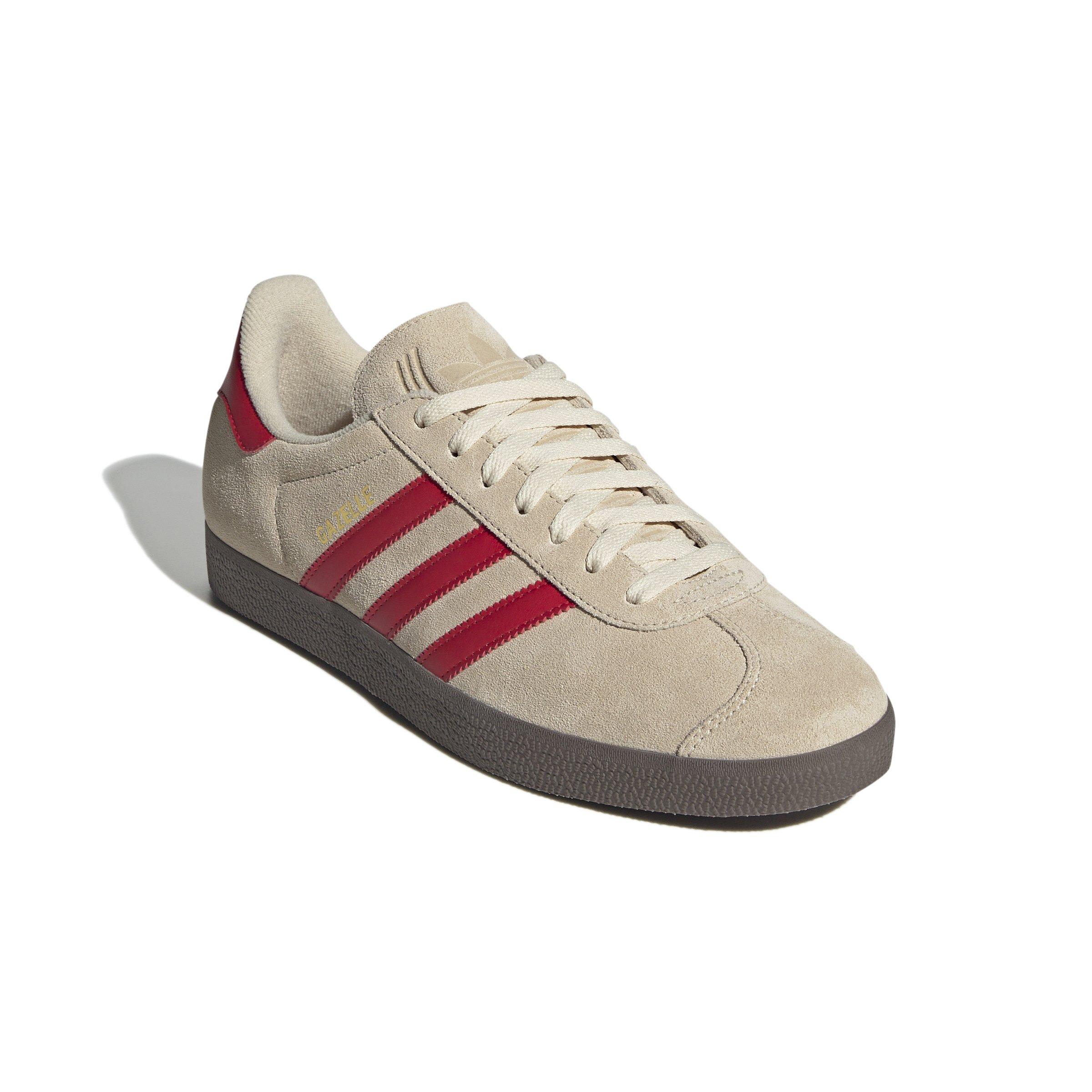 adidas Originals Gazelle "Sand Strata/Better Scarlet/Ftwr White" Men's Shoe - RED/WHITE Thumbnail View 7