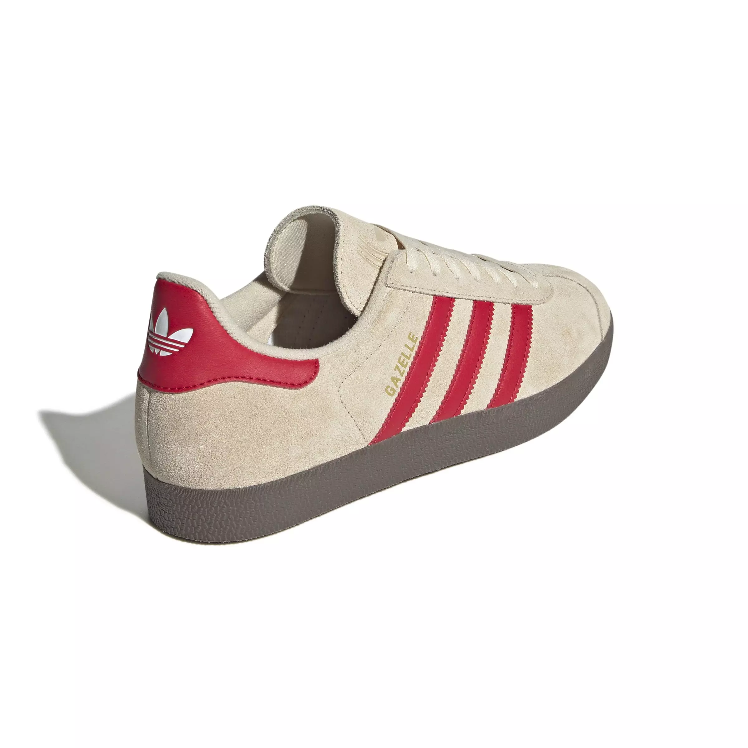adidas Originals Gazelle "Sand Strata/Better Scarlet/Ftwr White" Men's Shoe - RED/WHITE