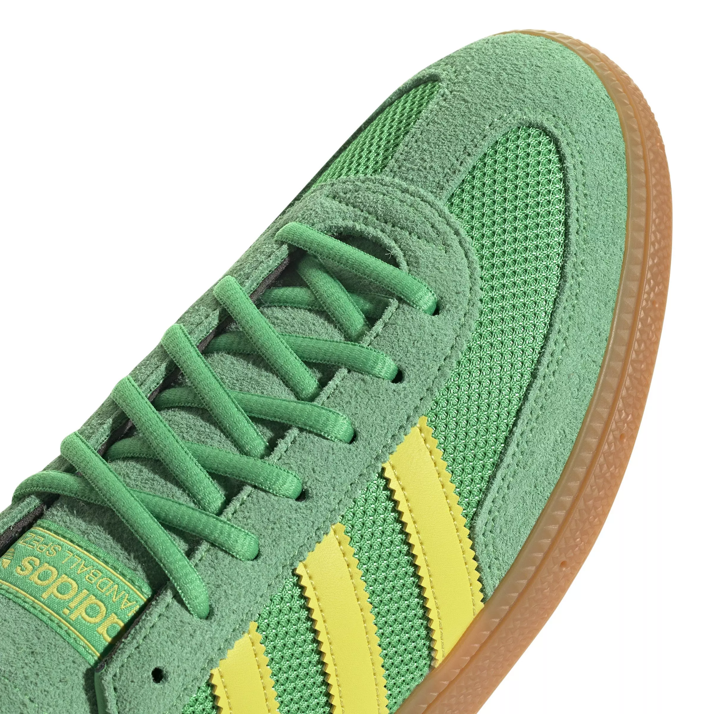 adidas Originals Handball Spezial "Energy Green/Pure Sulfur/Gum" Men's Shoe - GREEN