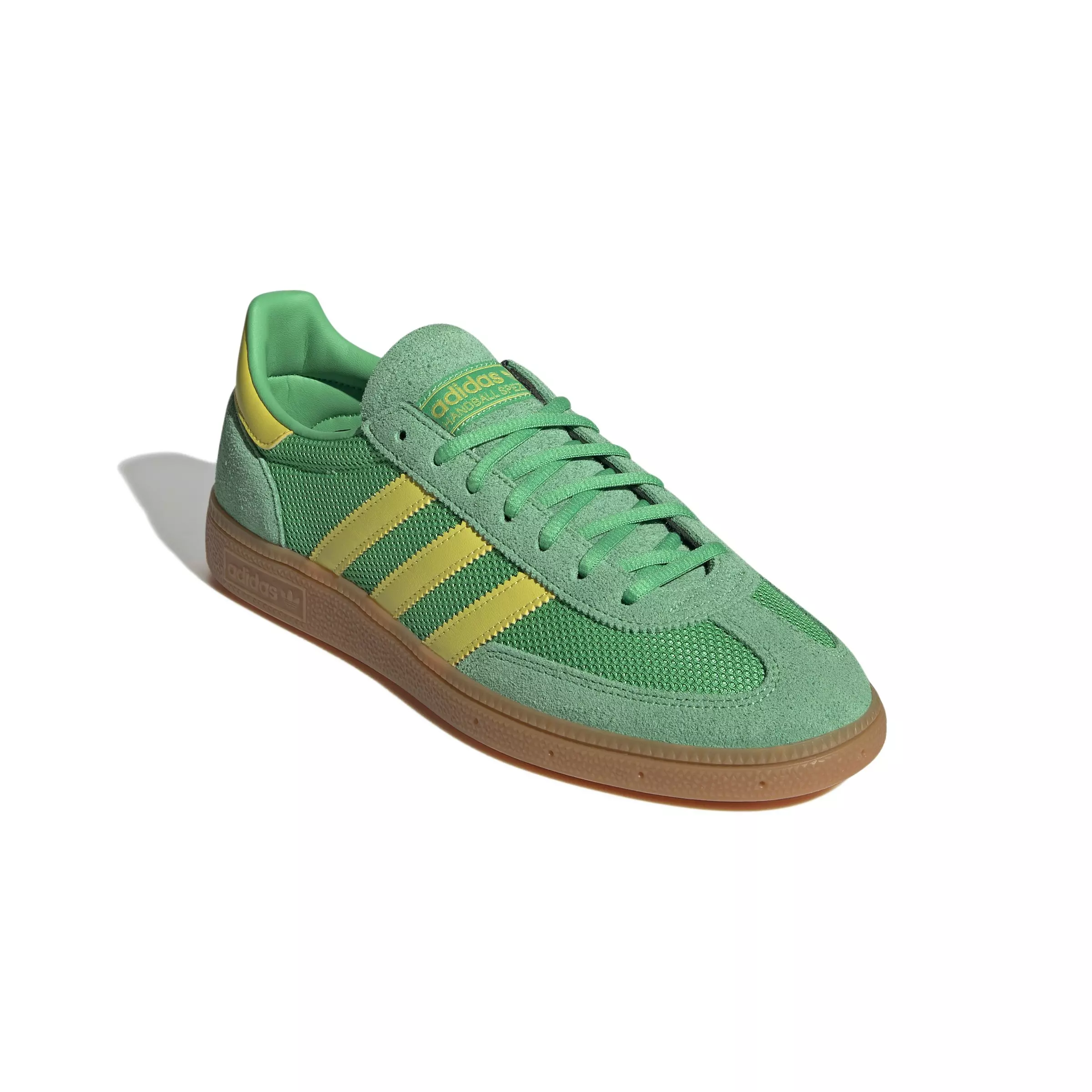 adidas Originals Handball Spezial "Energy Green/Pure Sulfur/Gum" Men's Shoe - GREEN