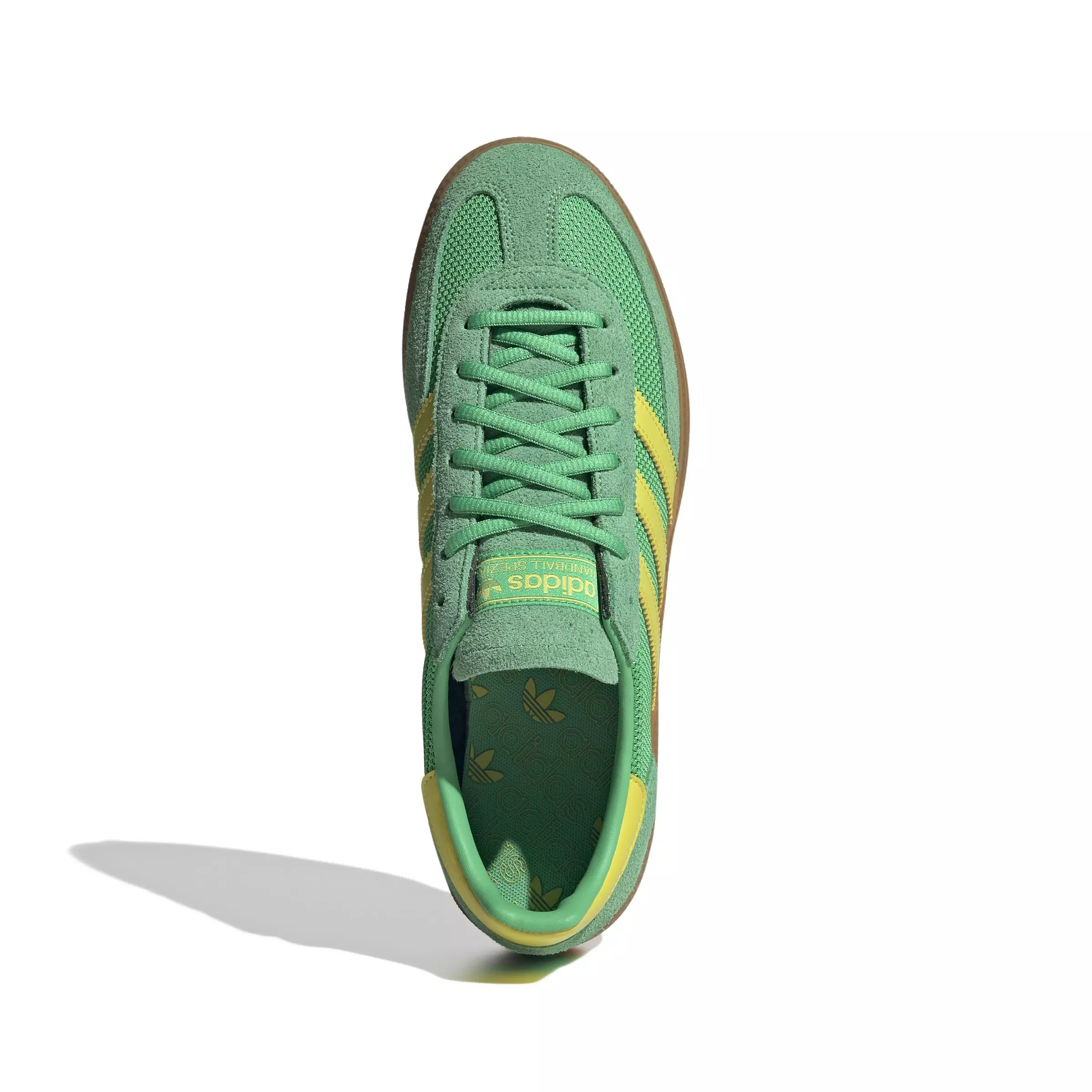 adidas Originals Handball Spezial "Energy Green/Pure Sulfur/Gum" Men's Shoe - GREEN