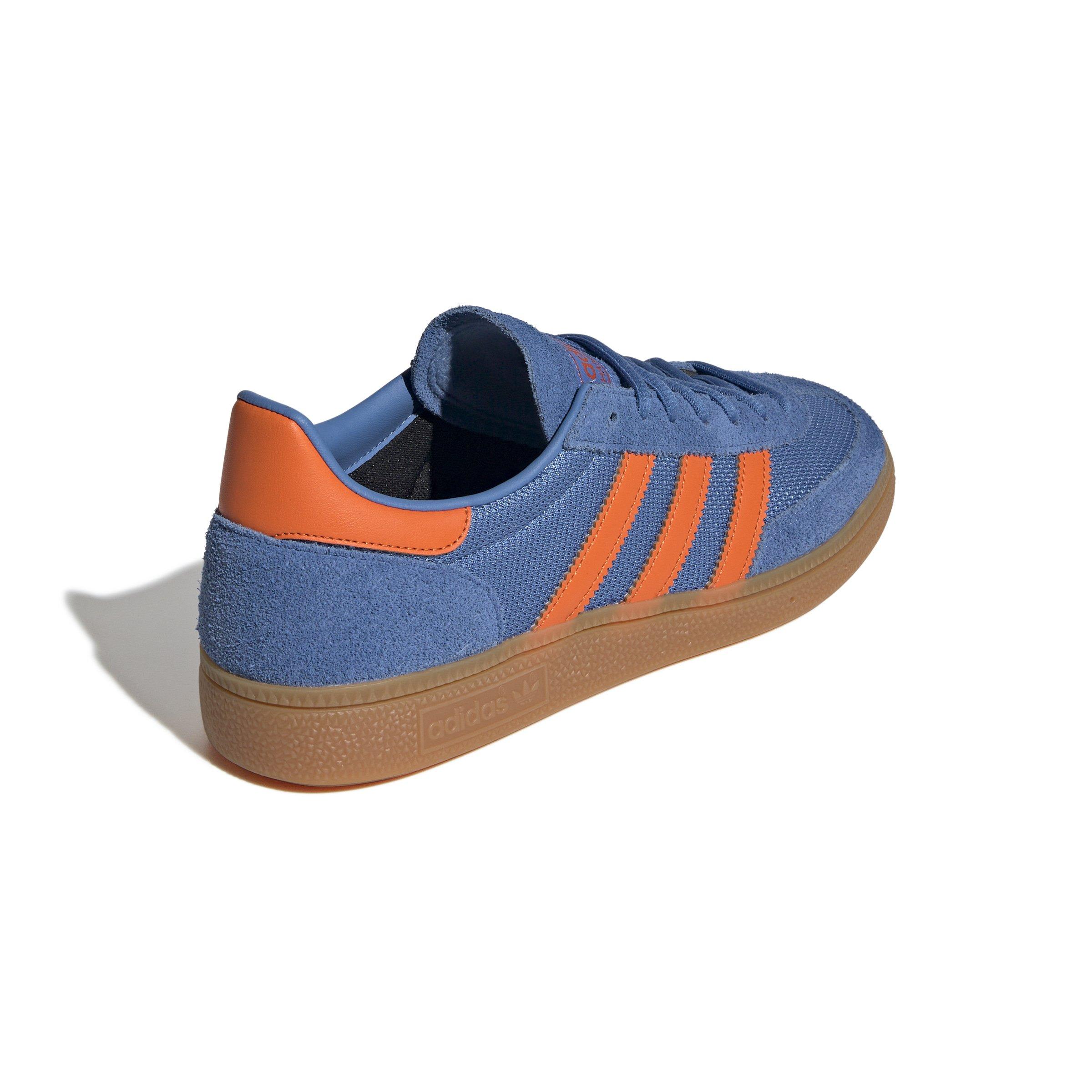adidas Originals Handball Spezial "Focus Blue/Orange/Gum" Men's Shoe - BLUE/ORANGE Thumbnail View 4