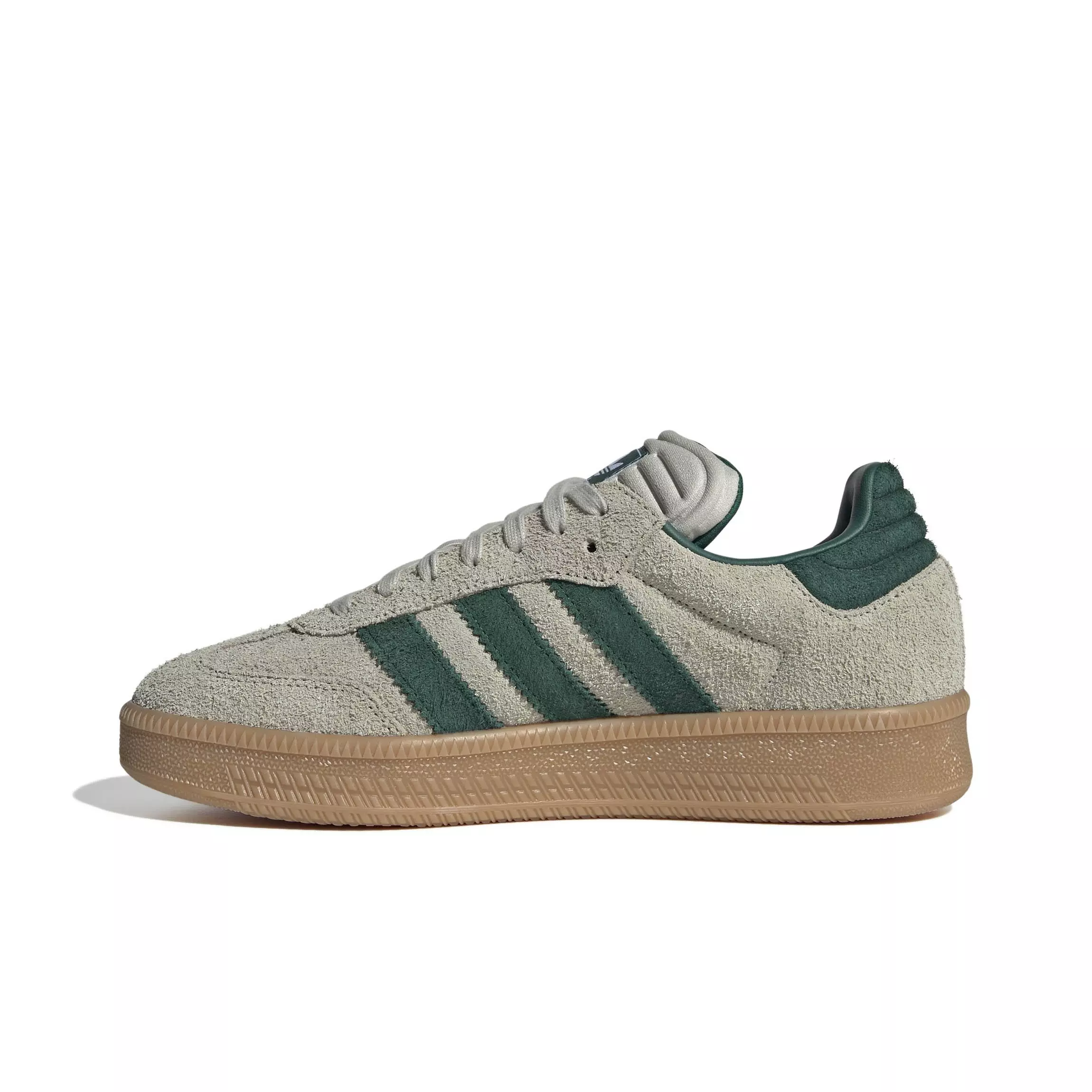 adidas Originals Samba XLG "Putty Grey/Collegiate Green/Gum" Men's Shoe - GREY/GREEN