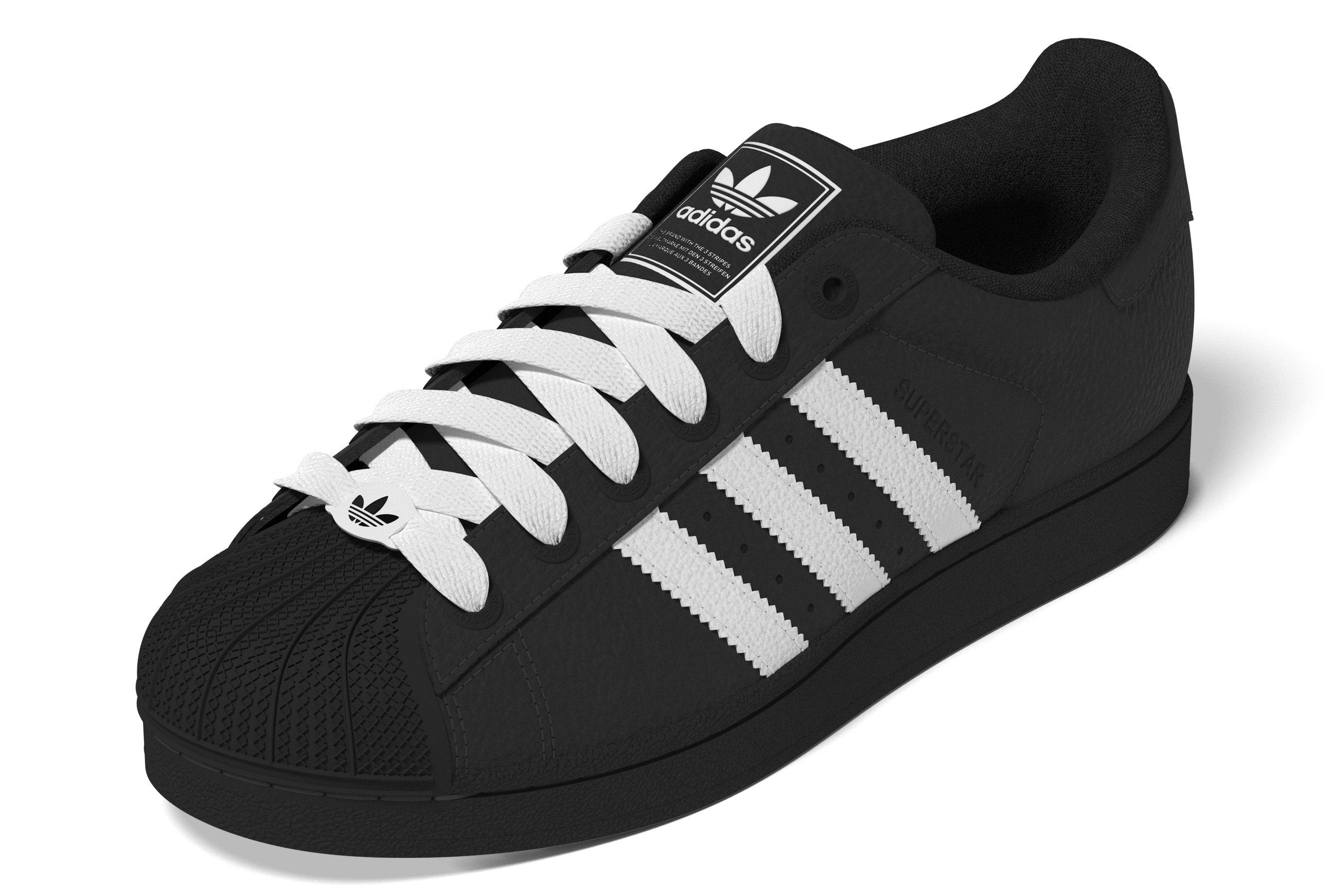 adidas Superstar II "Core Black/Ftwr White" Men's Shoe - BLACK/WHITE Thumbnail View 9