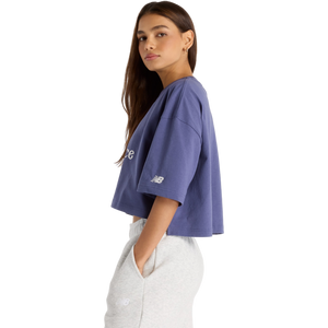 New Balance Women's Crop Floral Tee