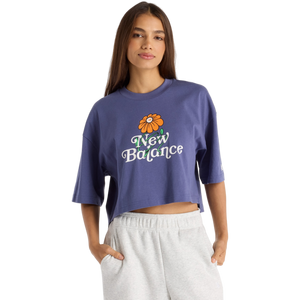 New Balance Women's Crop Floral Tee