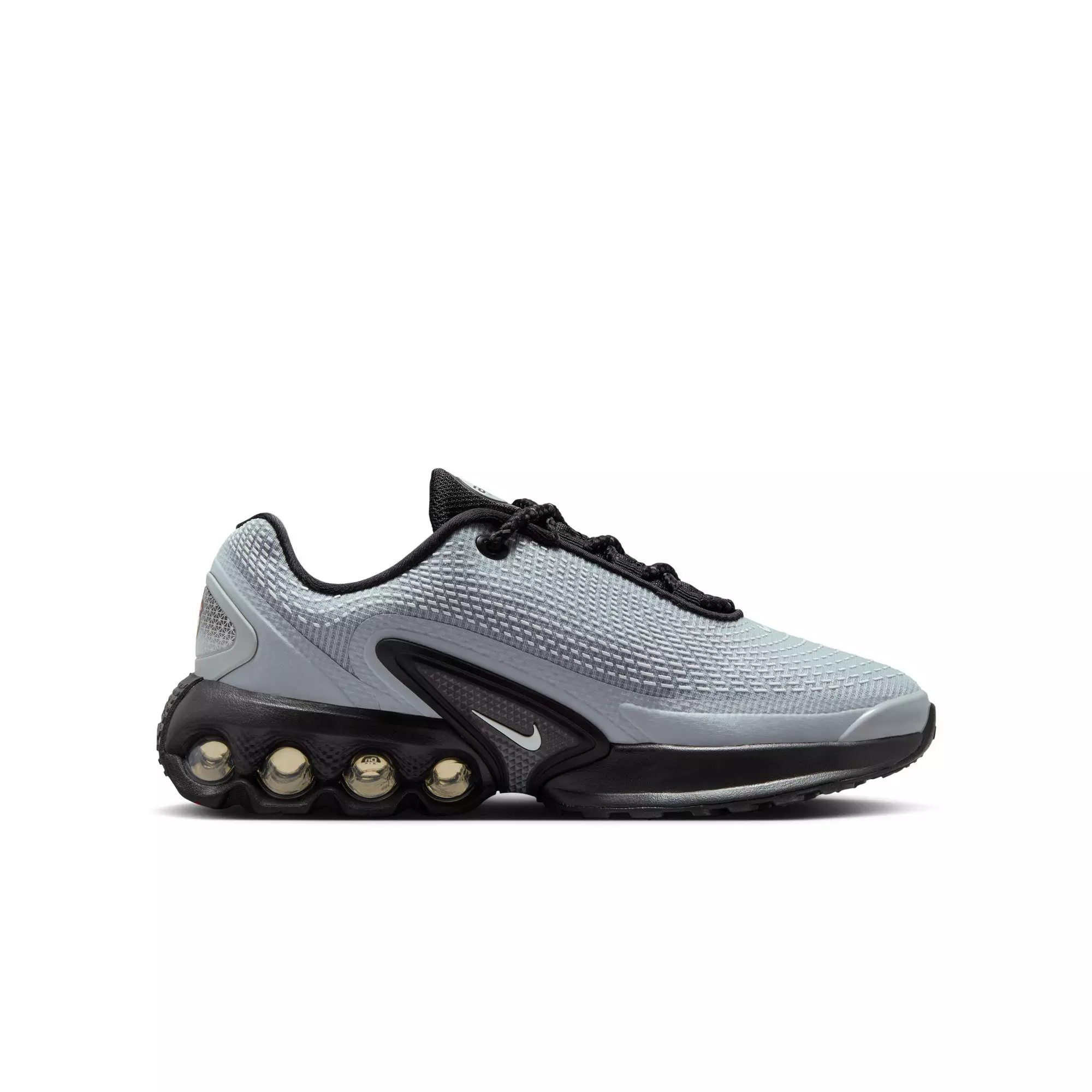 Nike Air Max Dn "Wolf Grey/Summit White/Black/Anthracite" Grade School Boys' Shoe - BLACK/GREY