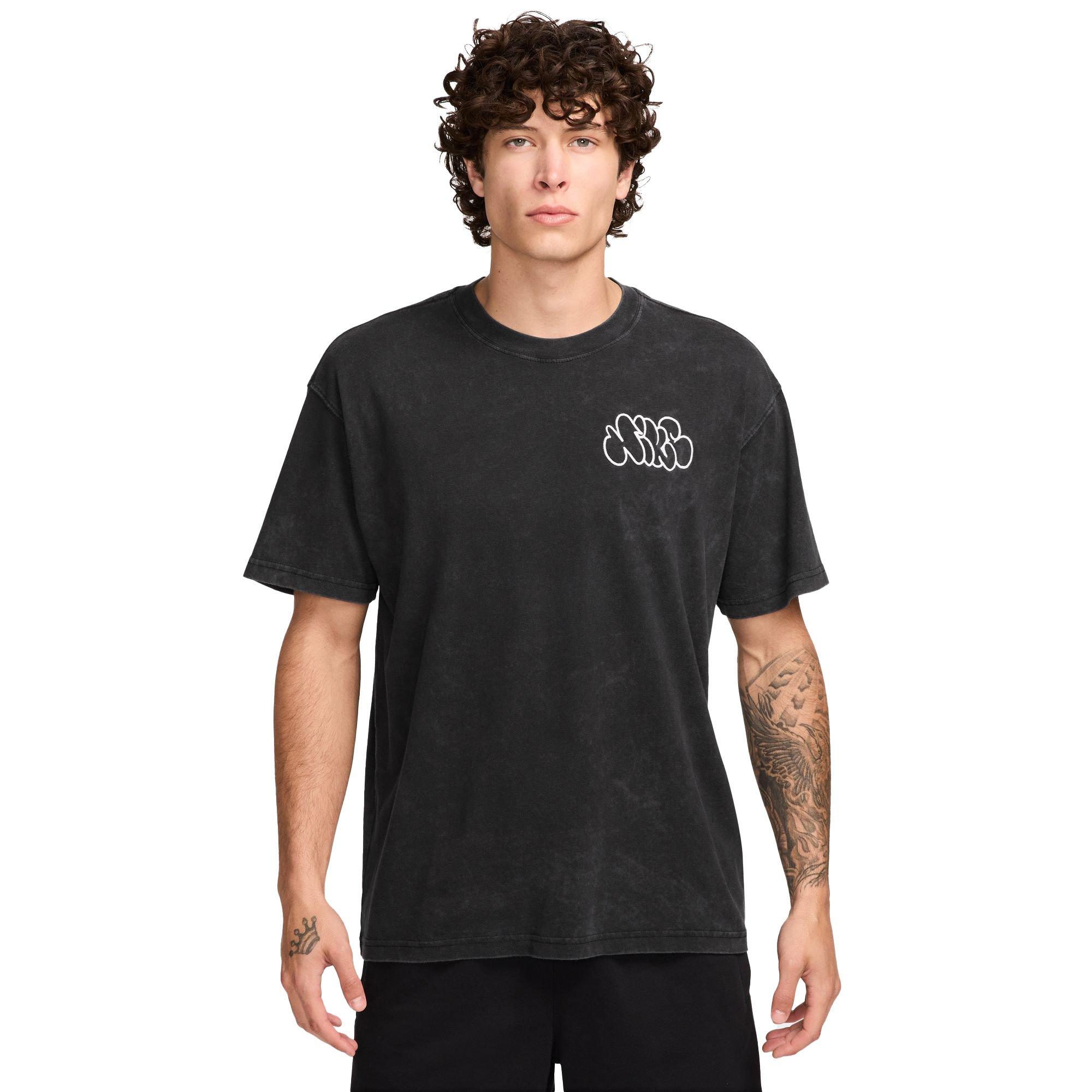 Nike Men's Max90 Basketball Tee-Black - BLACK Thumbnail View 1