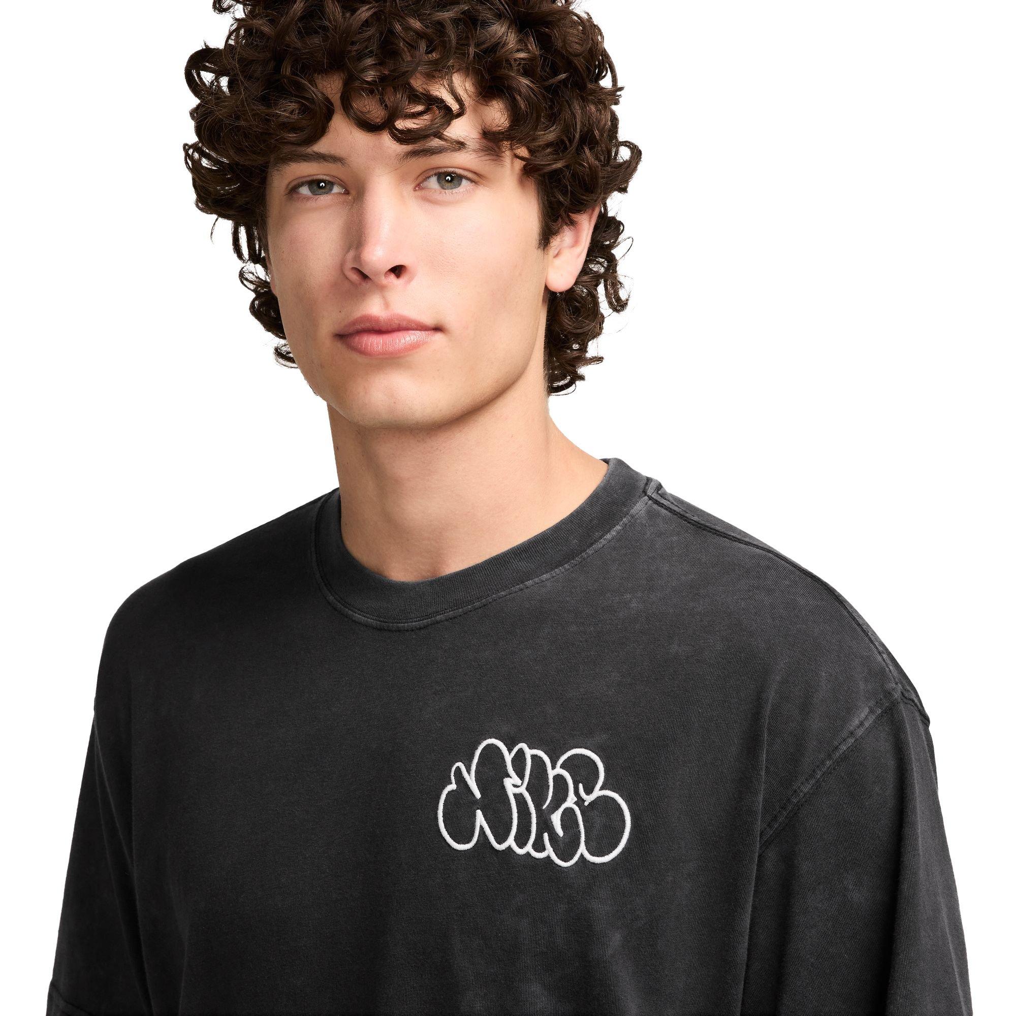 Nike Men's Max90 Basketball Simple Graphic Tee - Black - BLACK Thumbnail View 3
