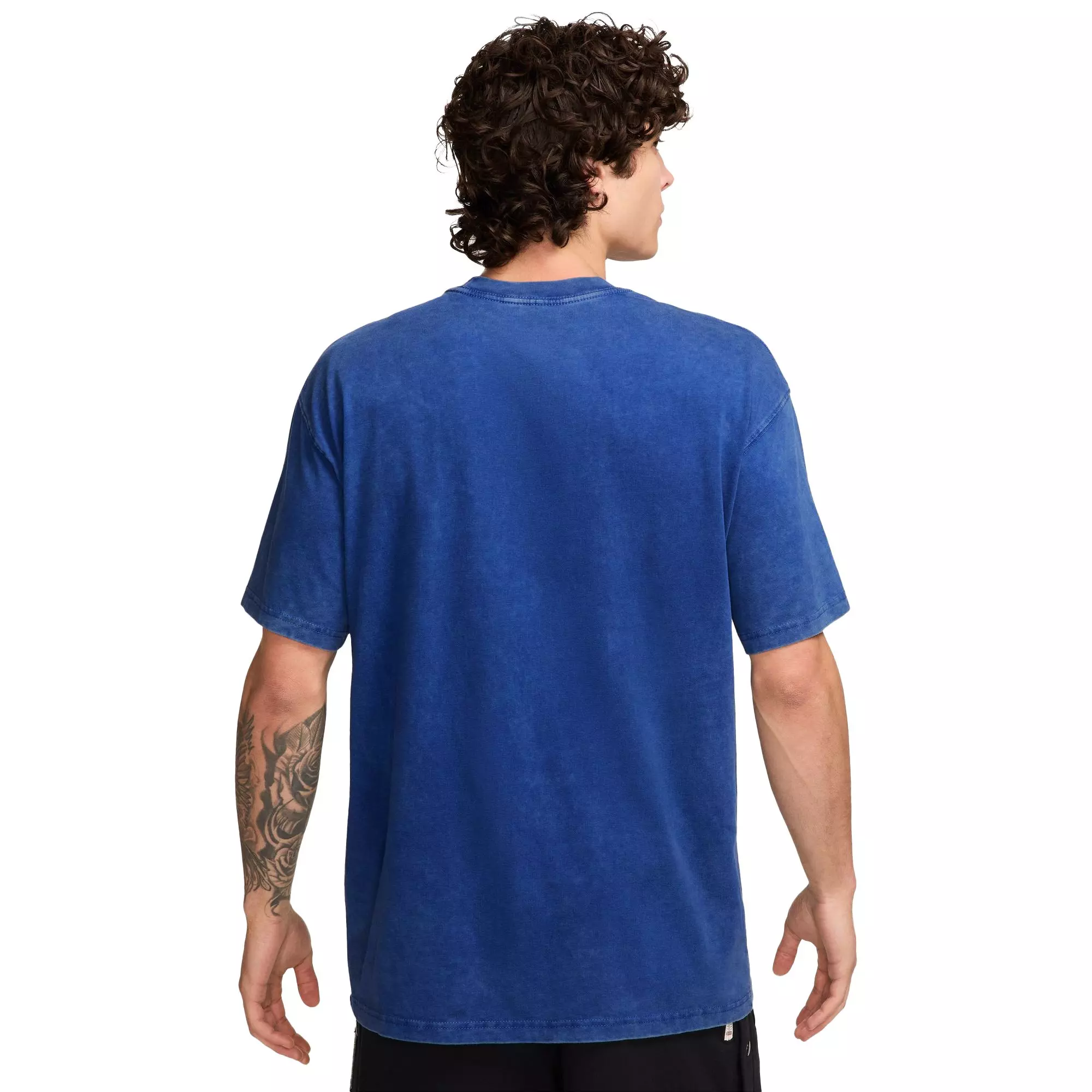 Nike Men's Max90 Basketball Tee-Blue - BLUE