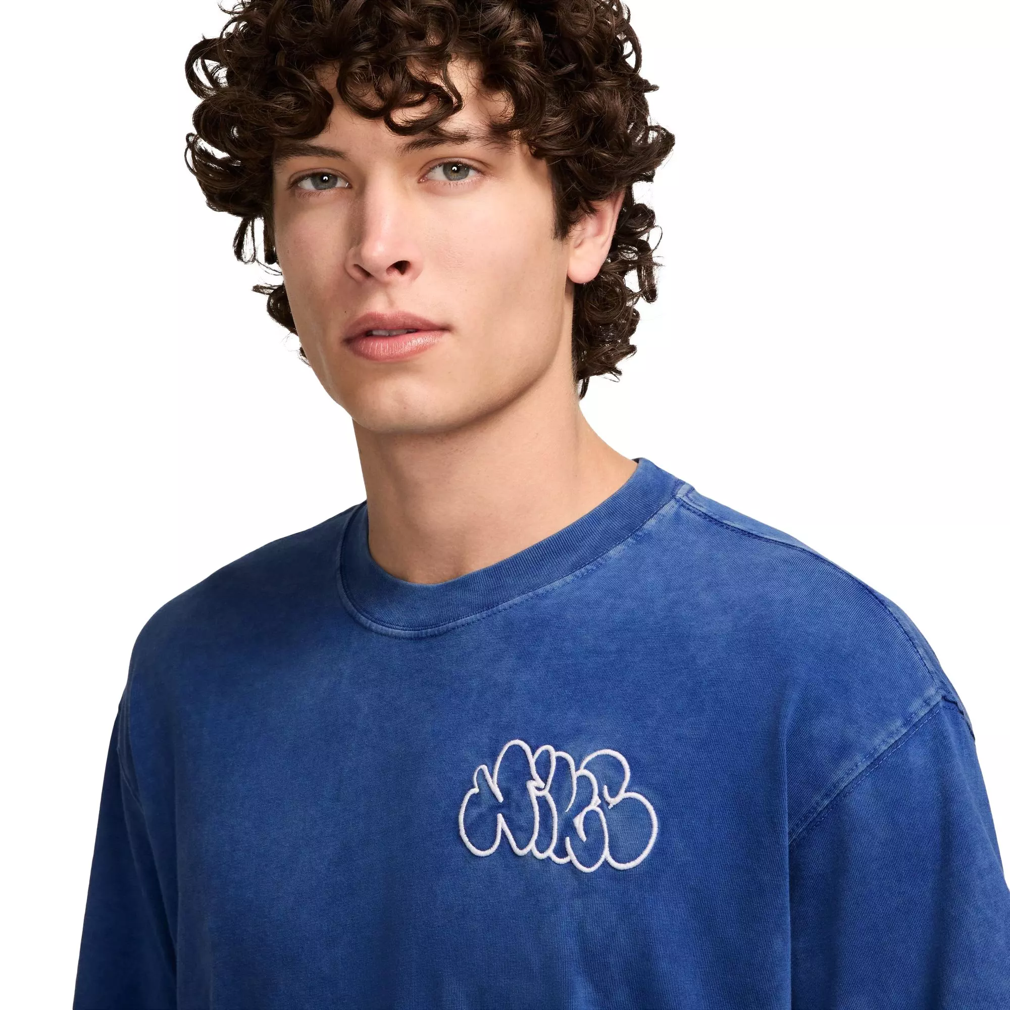 Nike Men's Max90 Basketball Graphic Tee - Blue - BLUE