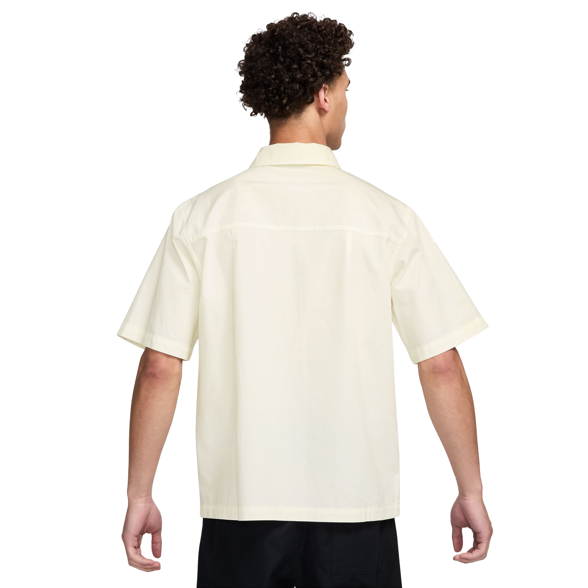 Nike Men's Club Short-Sleeve Button-Up Shirt - SAIL Thumbnail View 2