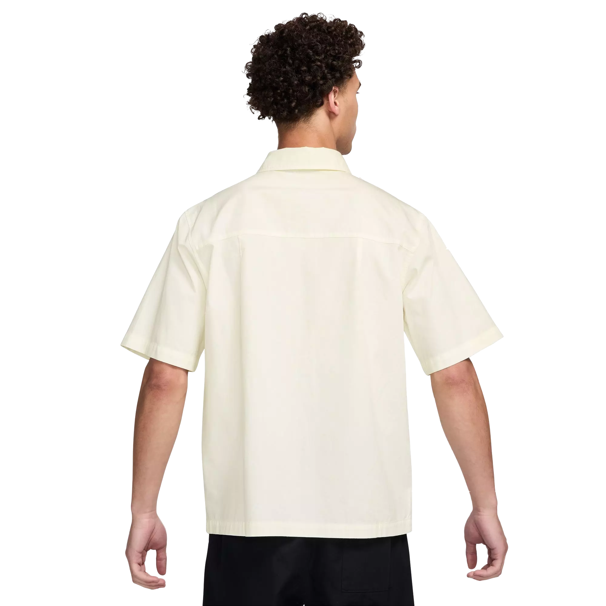 Nike Men's Club Short-Sleeve Button-Up Shirt - SAIL