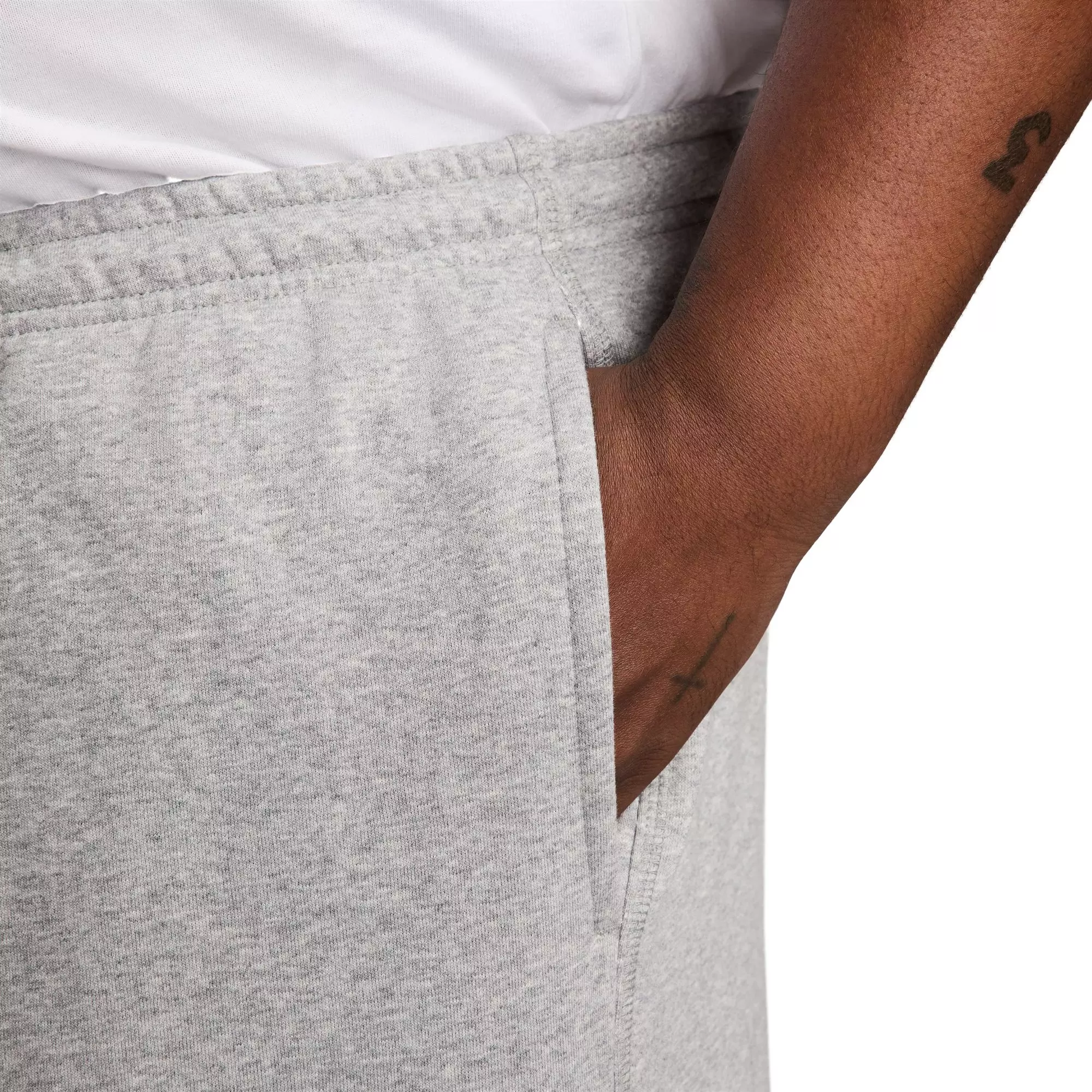 Nike Men's Club French Terry Flow Shorts - Grey - GREY