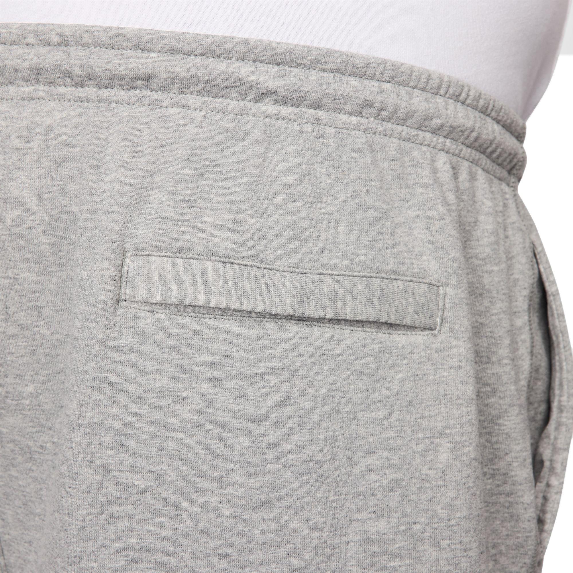Nike Men's Club French Terry Flow Shorts - GREY Thumbnail View 5