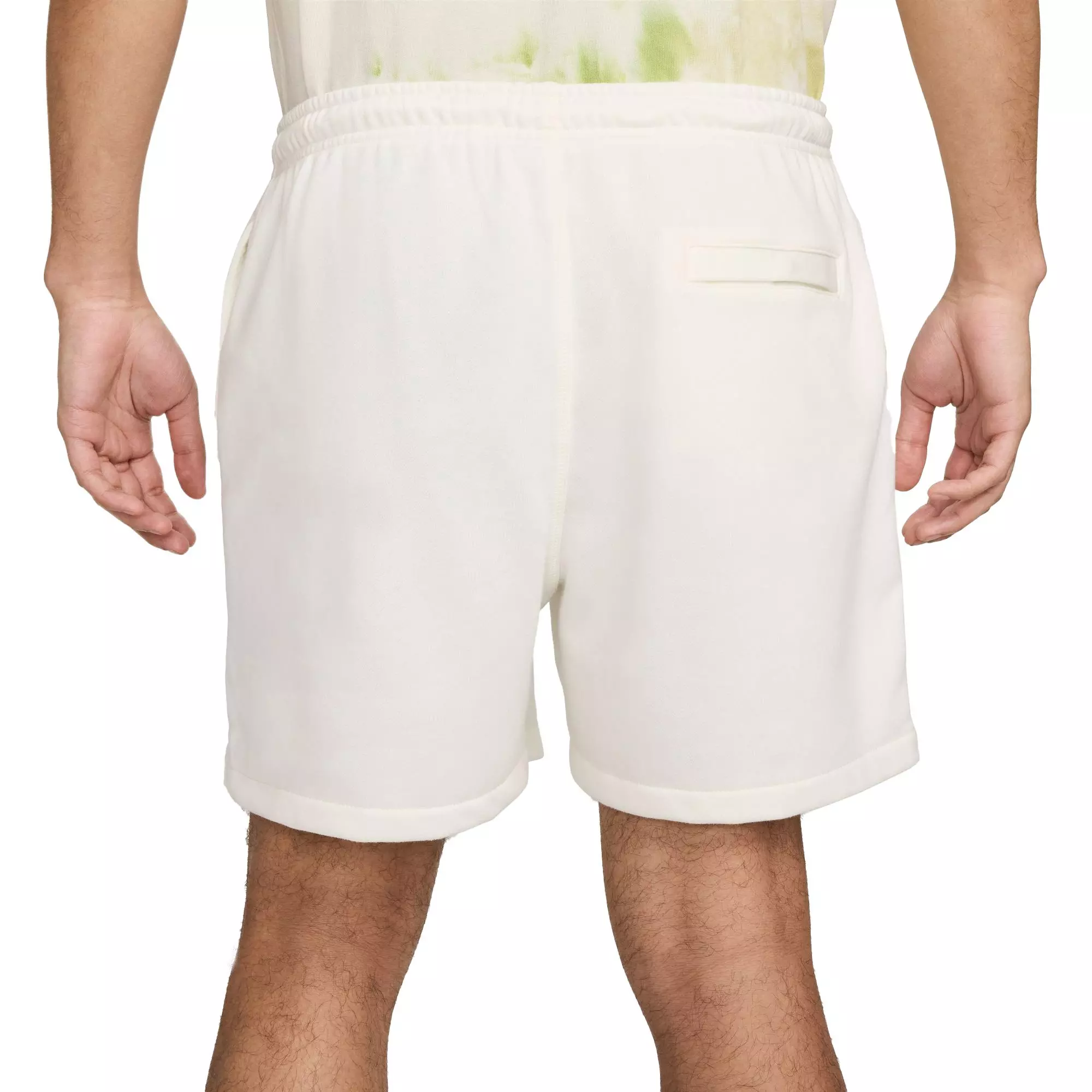 Nike Men's Club French Terry Flow Shorts-Sail - SAIL