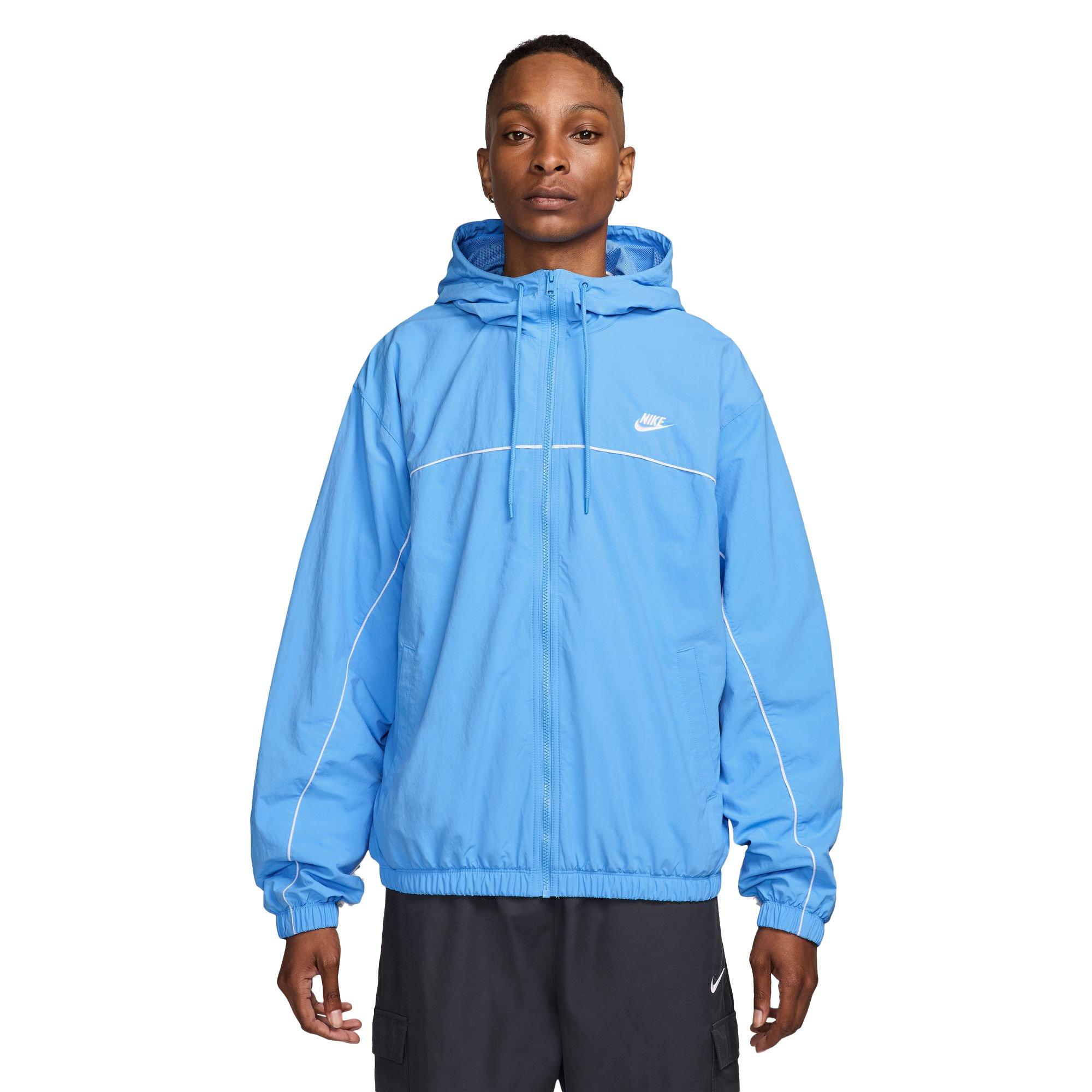 Nike Men's Club Athlete Hooded Jacket - BLUE Thumbnail View 1