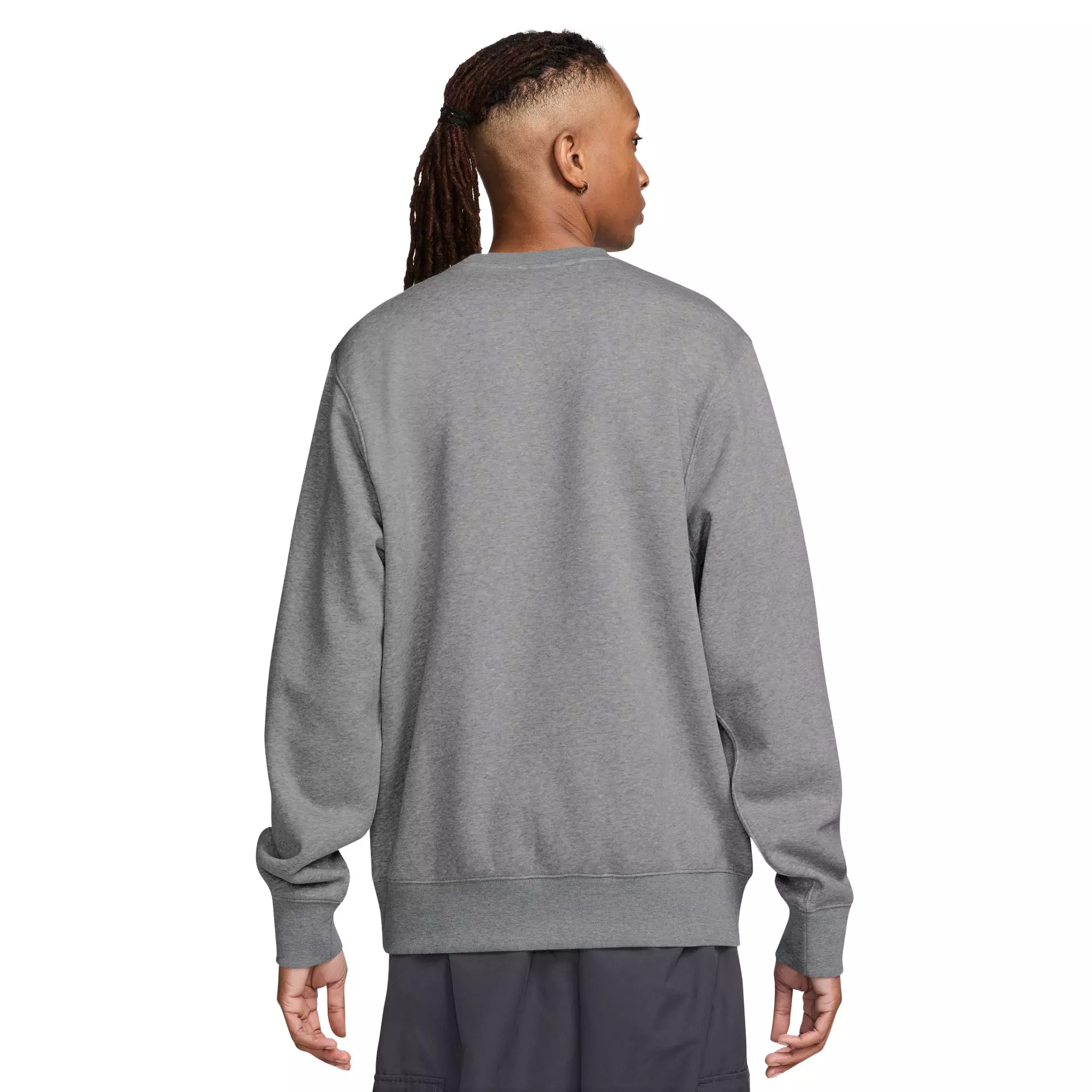 Nike Men's Sportswear Club Fleece Crew - GREY