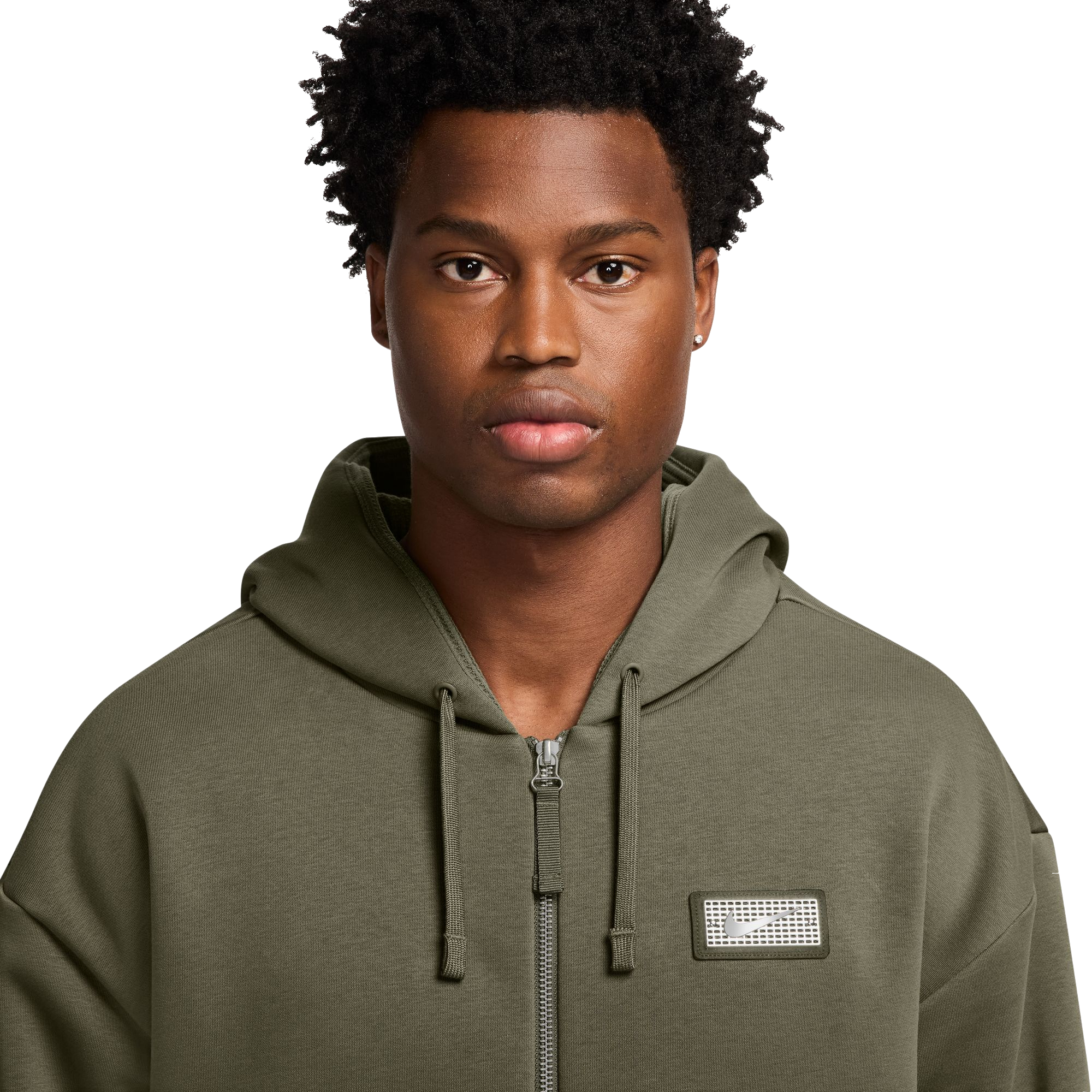Nike Men's Devin Booker Therma-FIT Full-Zip Jacket-Green - GREEN Thumbnail View 3