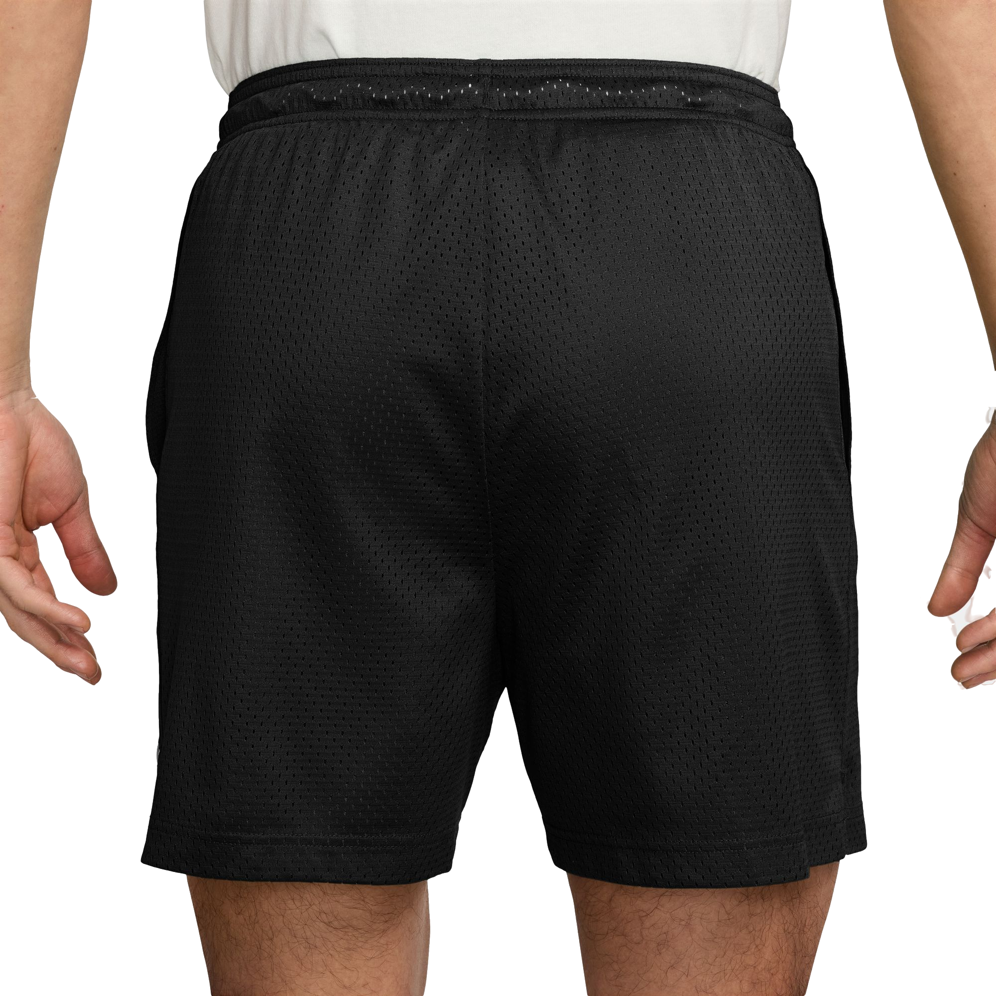 Nike Men's Dri-FIT 5" Mesh Basketball Shorts - BLACK Thumbnail View 2