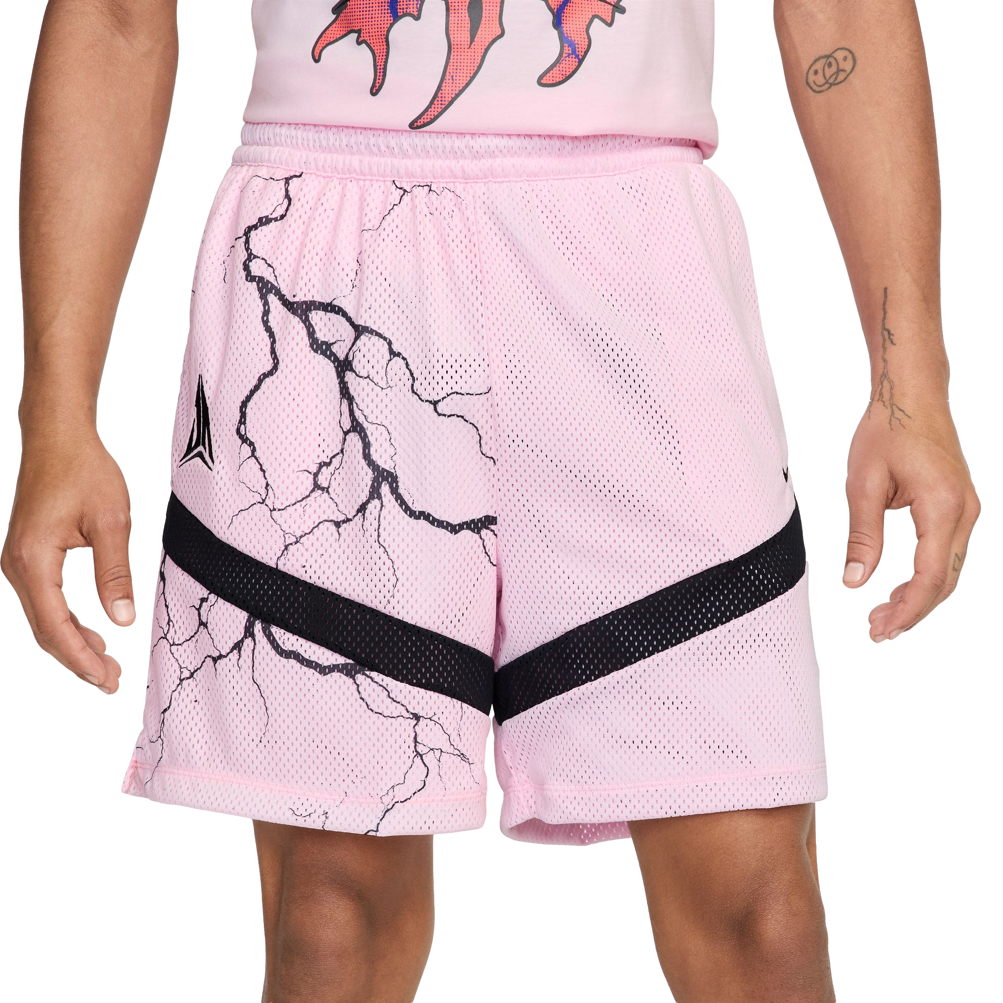 Jordan Men's Ja Icon 6" Dri-FIT Basketball Shorts - PINK Thumbnail View 1