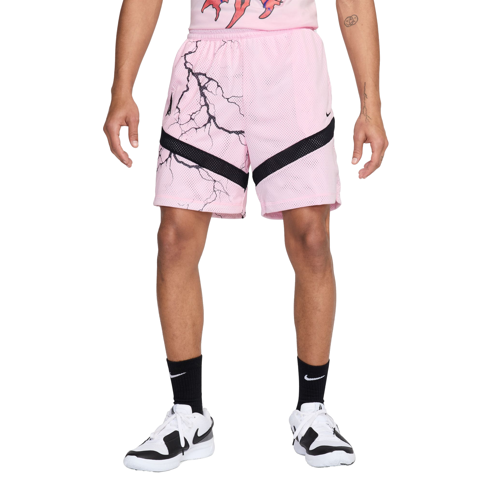 Jordan Men's Ja Icon 6" Dri-FIT Basketball Shorts - PINK Thumbnail View 3