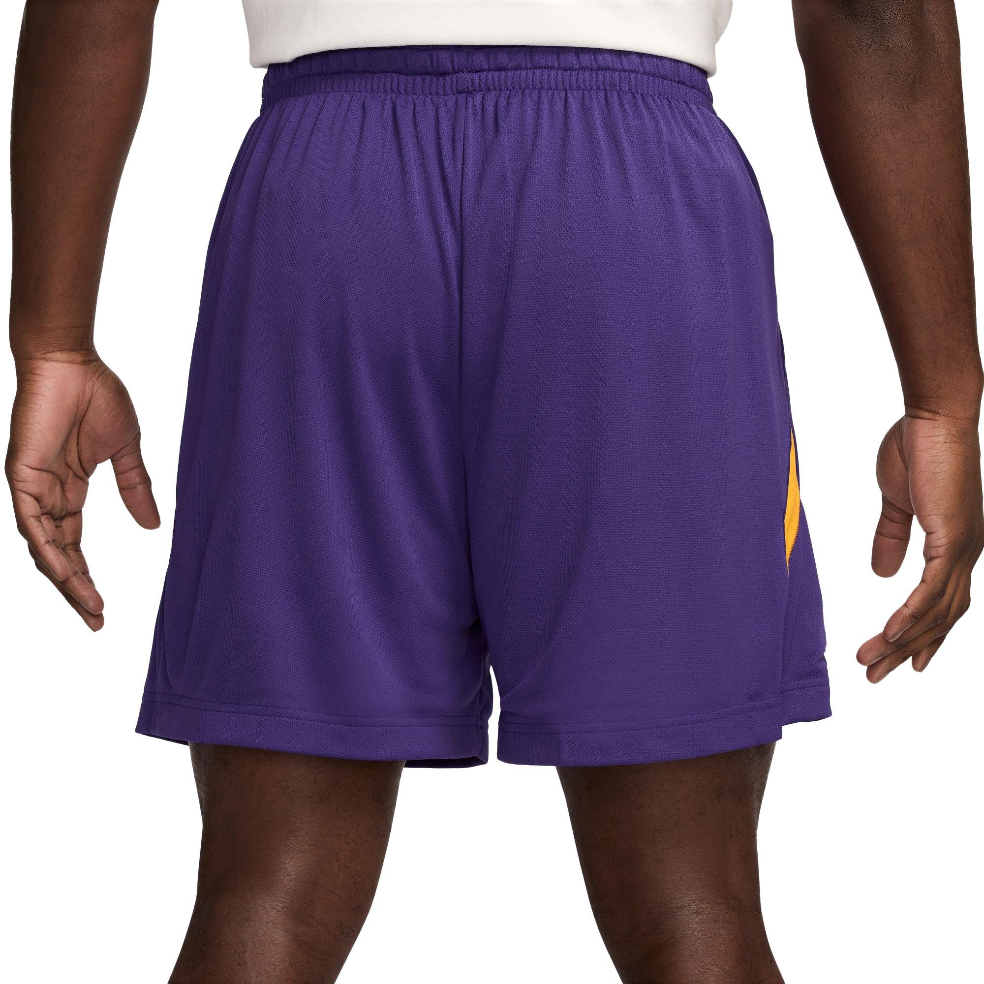 Nike Men's Kobe Dri-FIT 6" Basketball Shorts - PURPLE Thumbnail View 2
