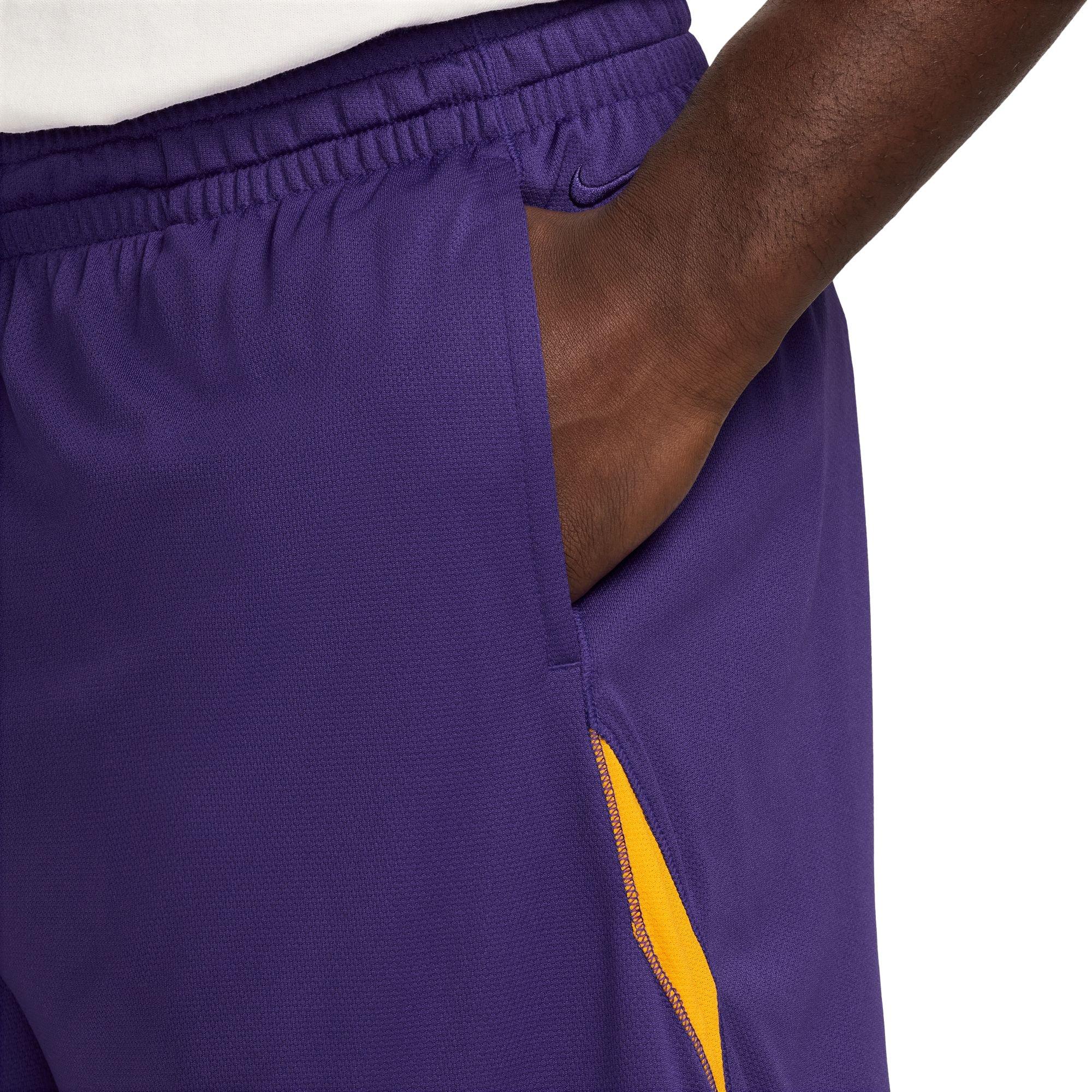 Nike Men's Kobe Dri-FIT 6" Basketball Shorts - PURPLE Thumbnail View 4
