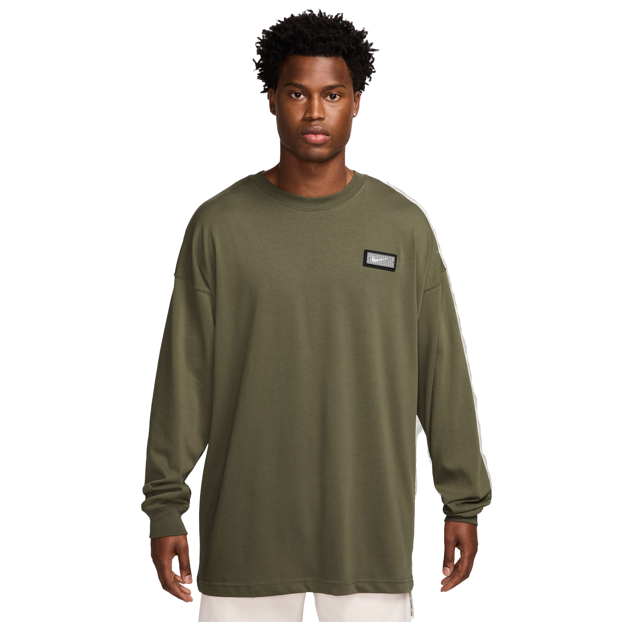 Nike Men's Devin Booker Long-Sleeve Basketball Tee - GREEN Thumbnail View 1