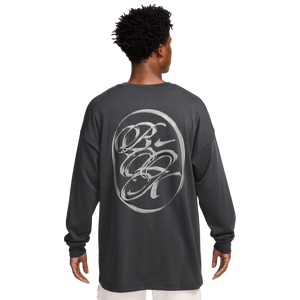 Nike Men's Devin Booker Long-Sleeve Basketball Tee-Black