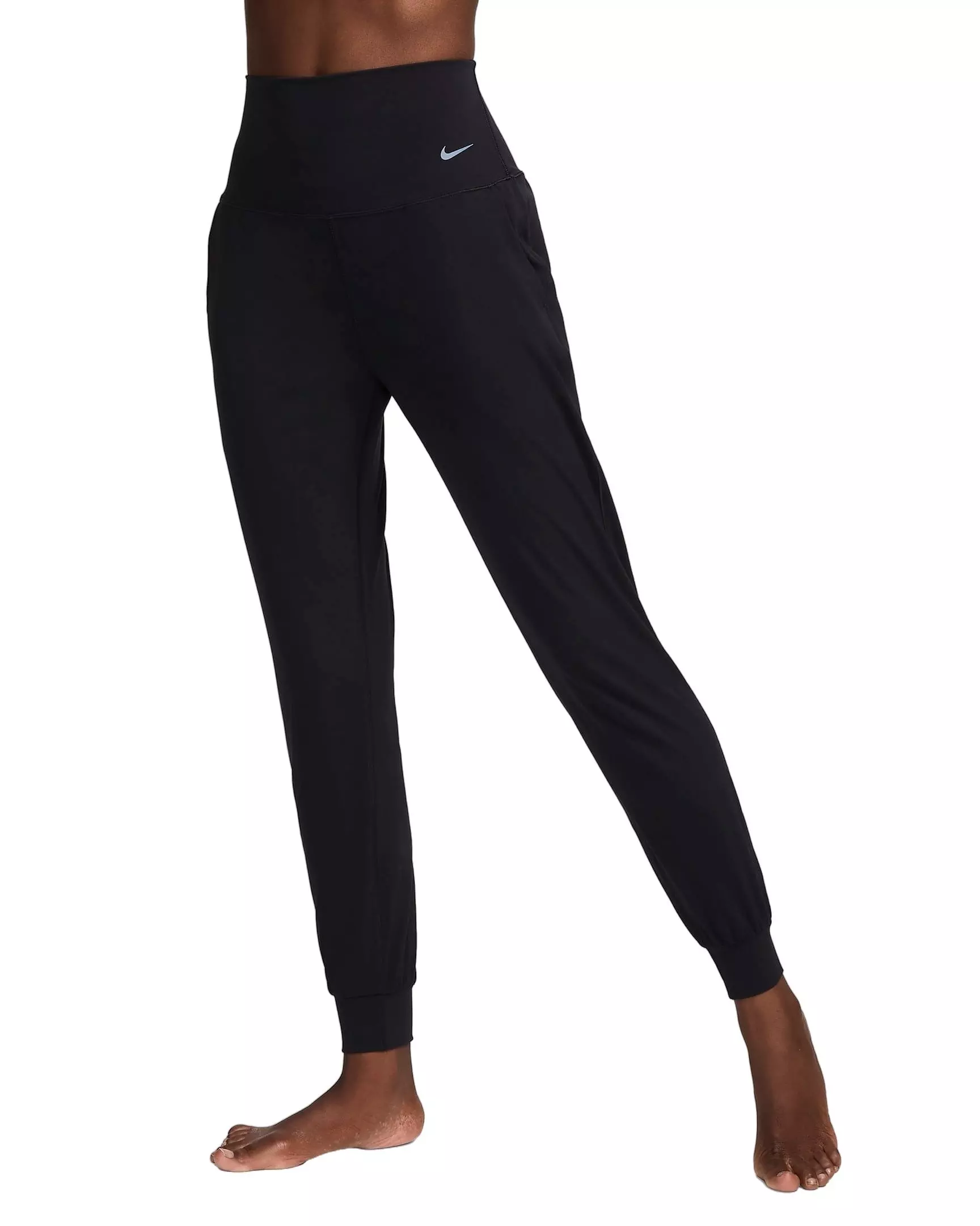 Nike Women's Zenvy Dri-FIT High-Waisted Joggers -Black - BLACK