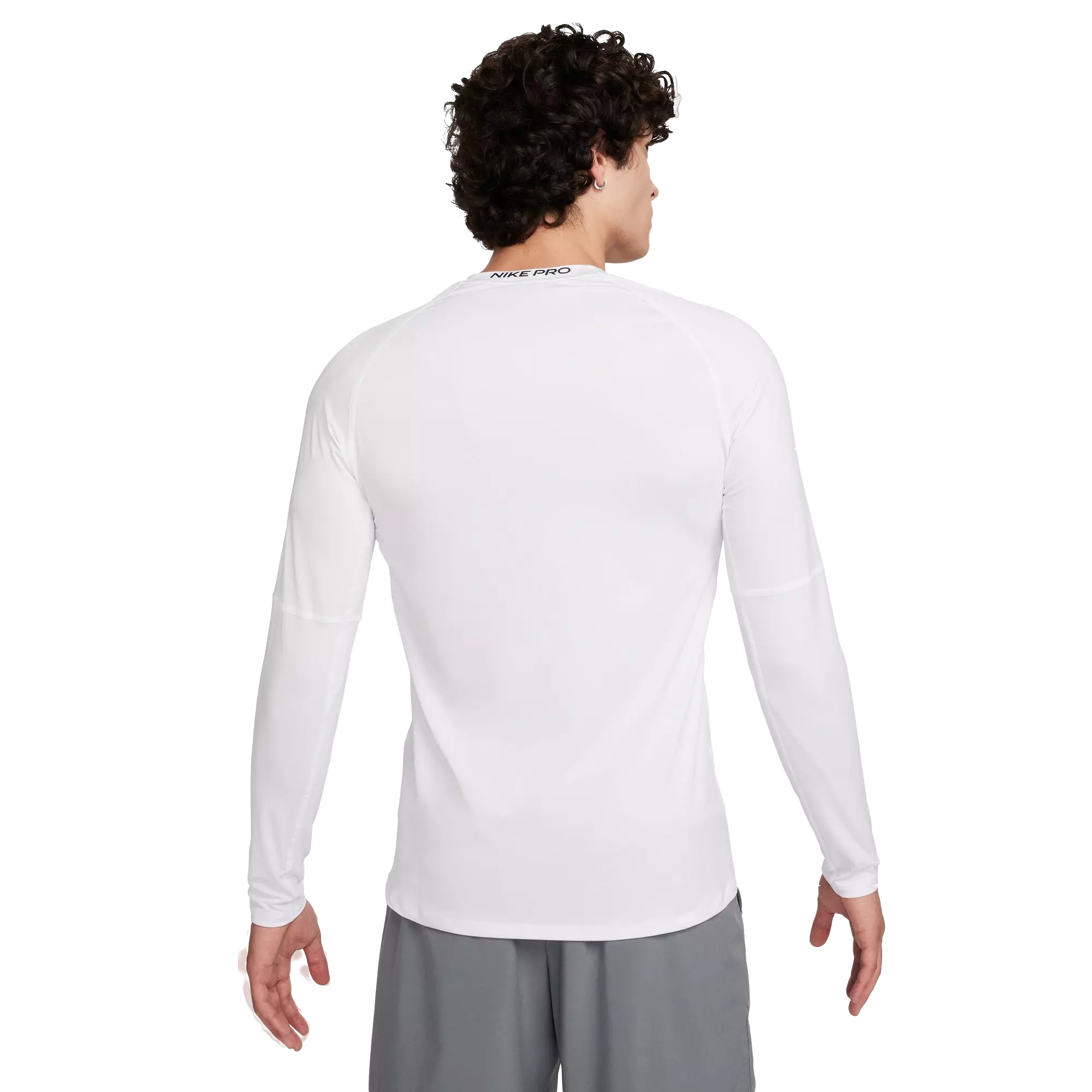 Nike Pro Dri-FIT Slim Long-Sleeve Fitness Top - WHITE