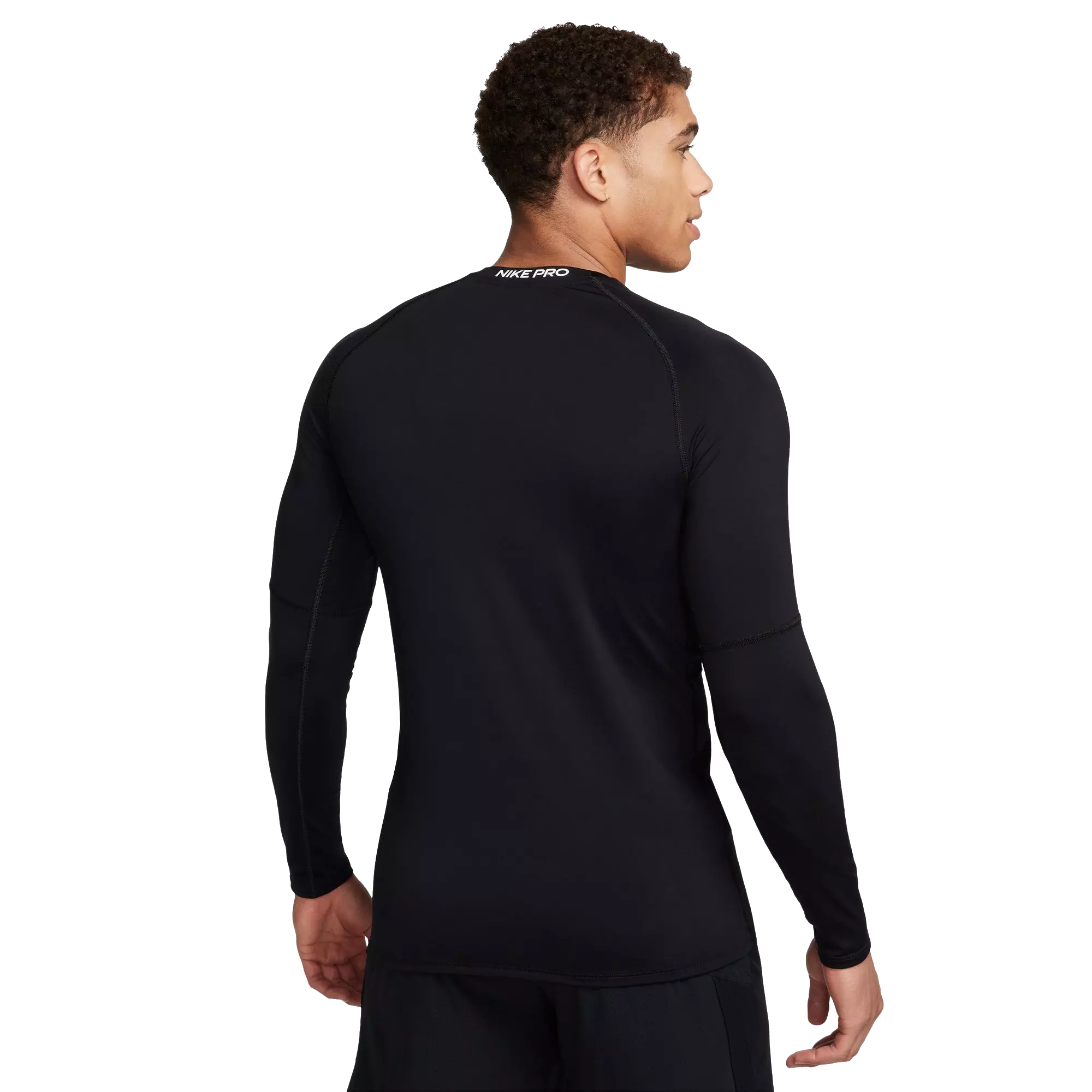 Nike Pro Dri-FIT Slim Long-Sleeve Fitness Top - Black - BLACK