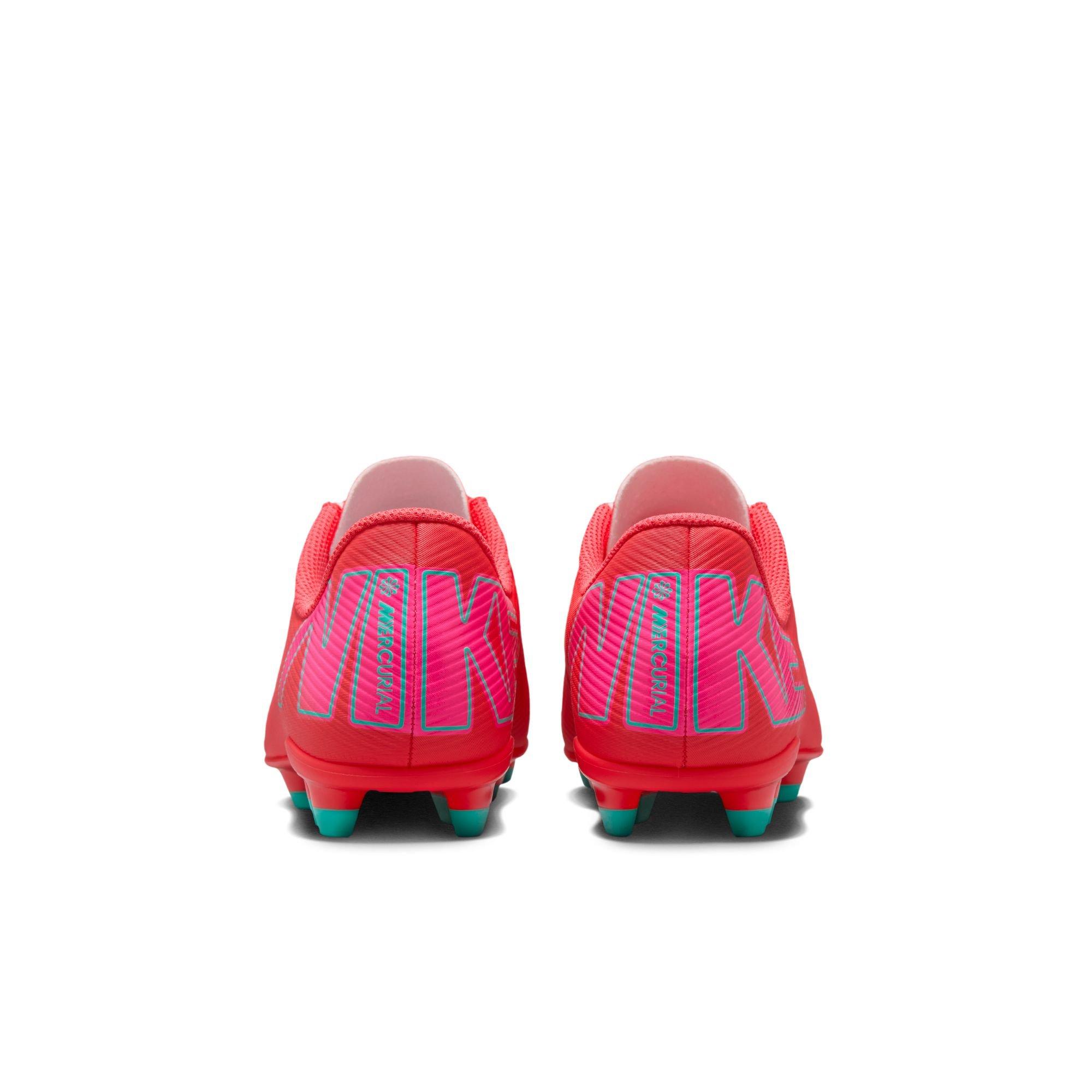 Nike Jr. Mecurial Vapor 16 Club MG  Preschool Boys' "Ember Glow/Aurora Green" Soccer Cleat