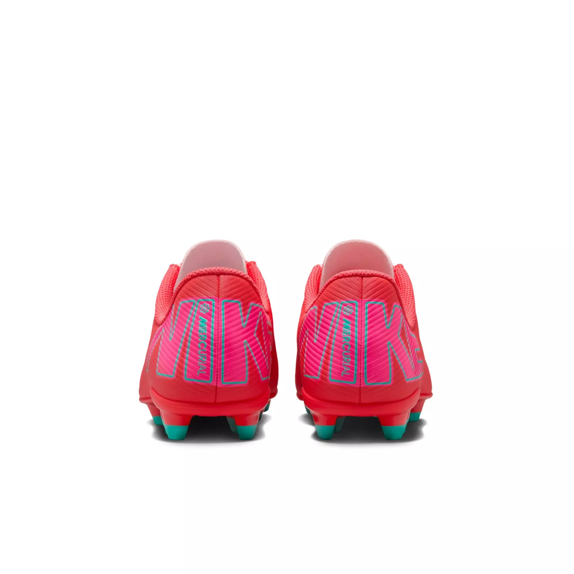 Nike Jr. Mecurial Vapor 16 Club MG "Ember Glow/Aurora Green" Preschool Boys' Soccer Cleat - PINK/GREEN