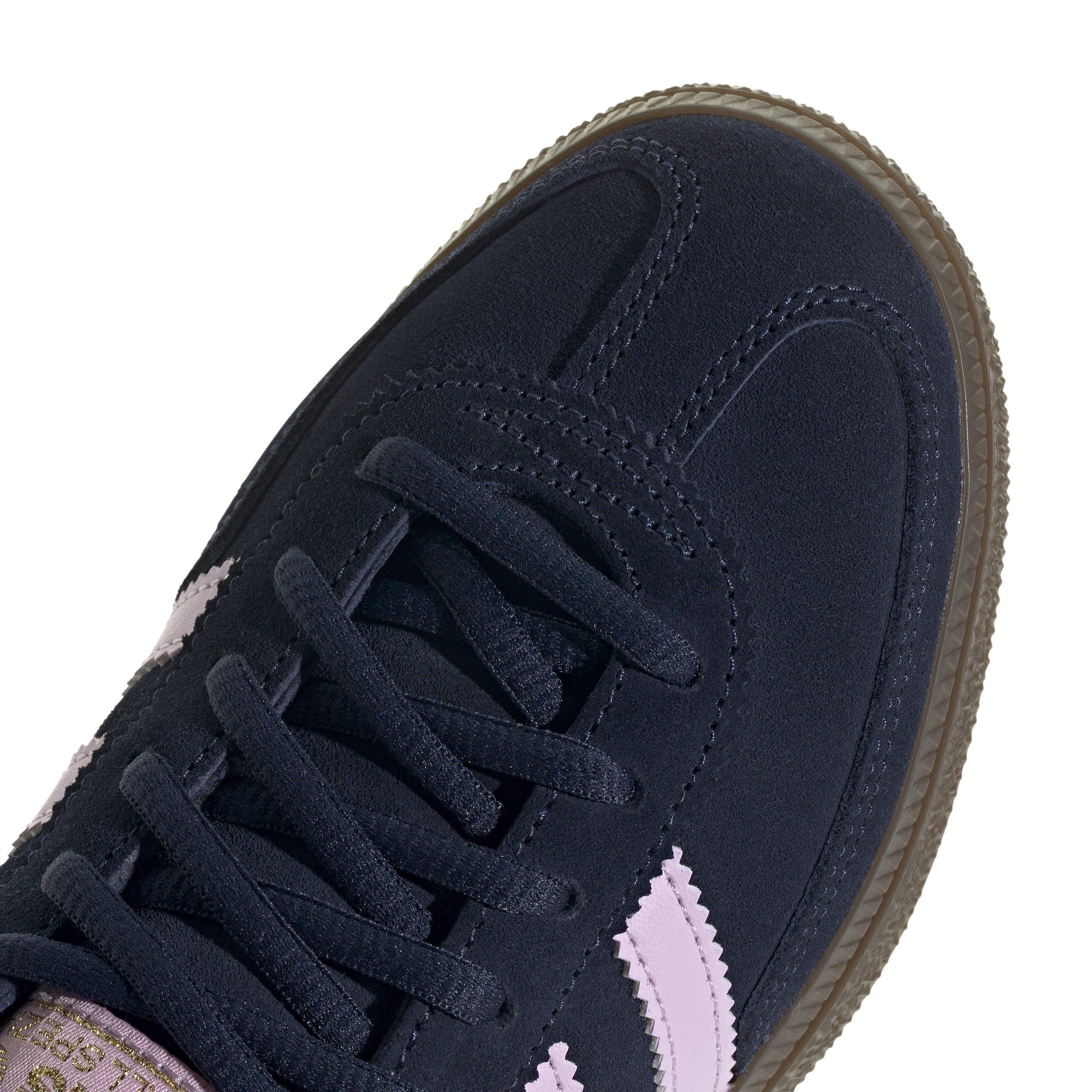 adidas Originals Handball Spezial Grade School Girls' "Night Indigo/Orchid Fusion/Gum" Shoe