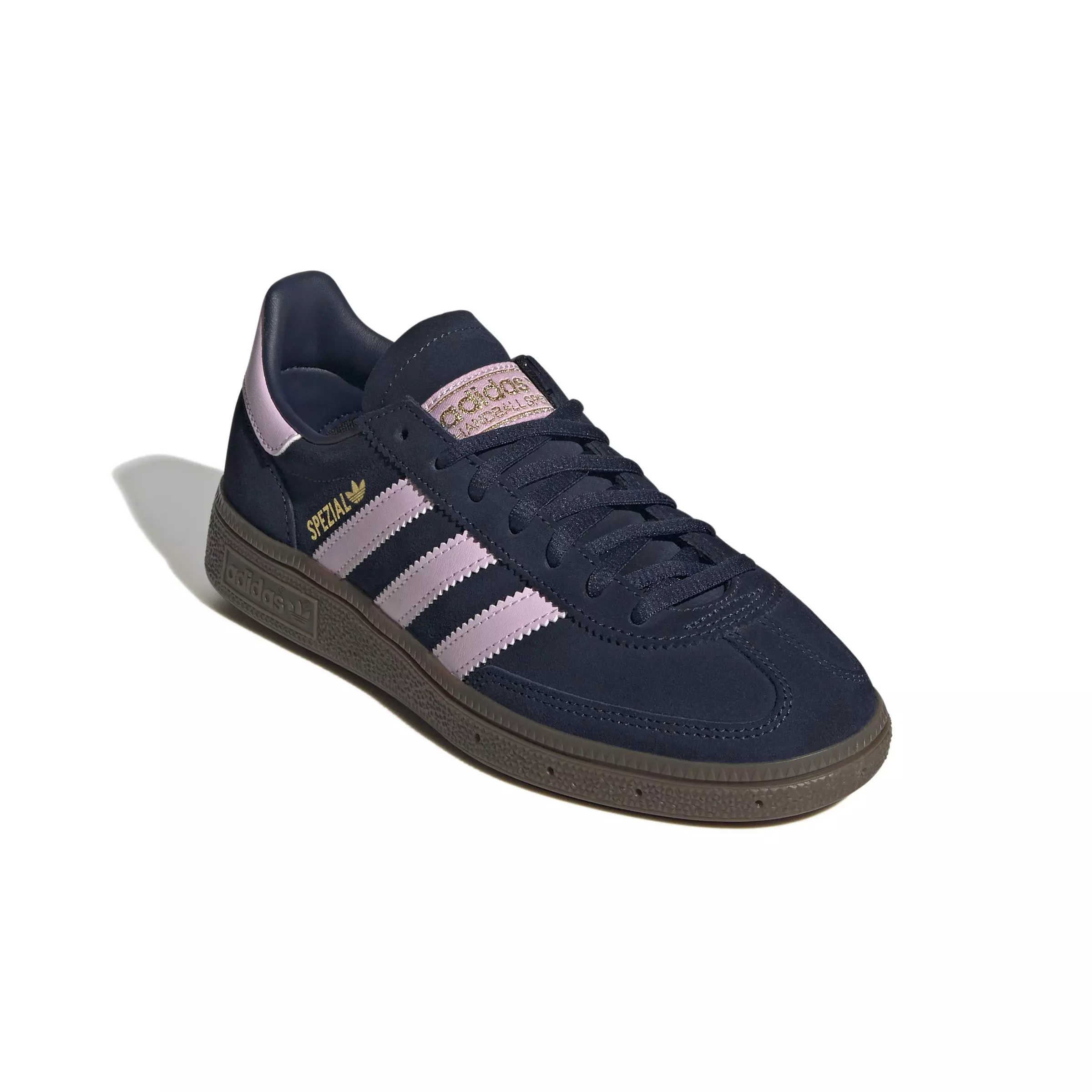 adidas Originals Handball Spezial "Night Indigo/Orchid Fusion/Gum" Grade School Girls' Shoe - NAVY/LILAC