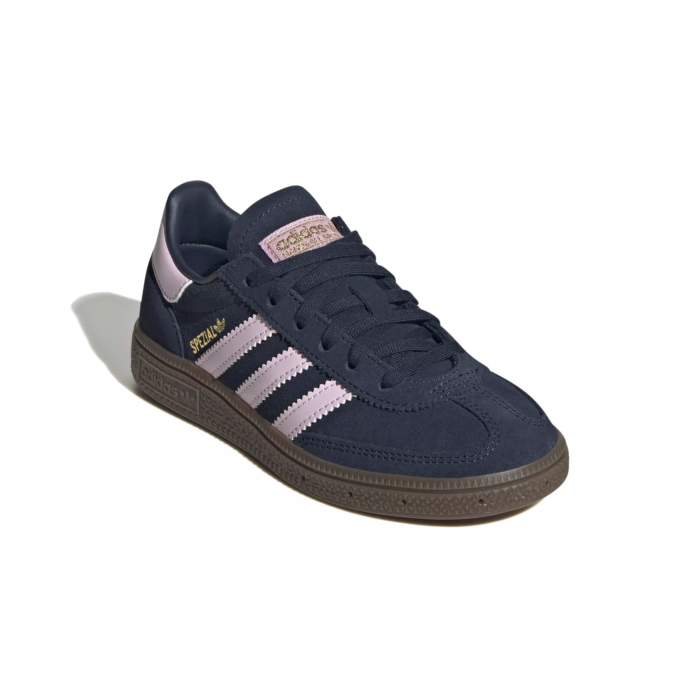 adidas Originals Handball Spezial "Night Indigo/Orchid Fusion/Gum" Preschool Girls' Shoe - NAVY/LILAC