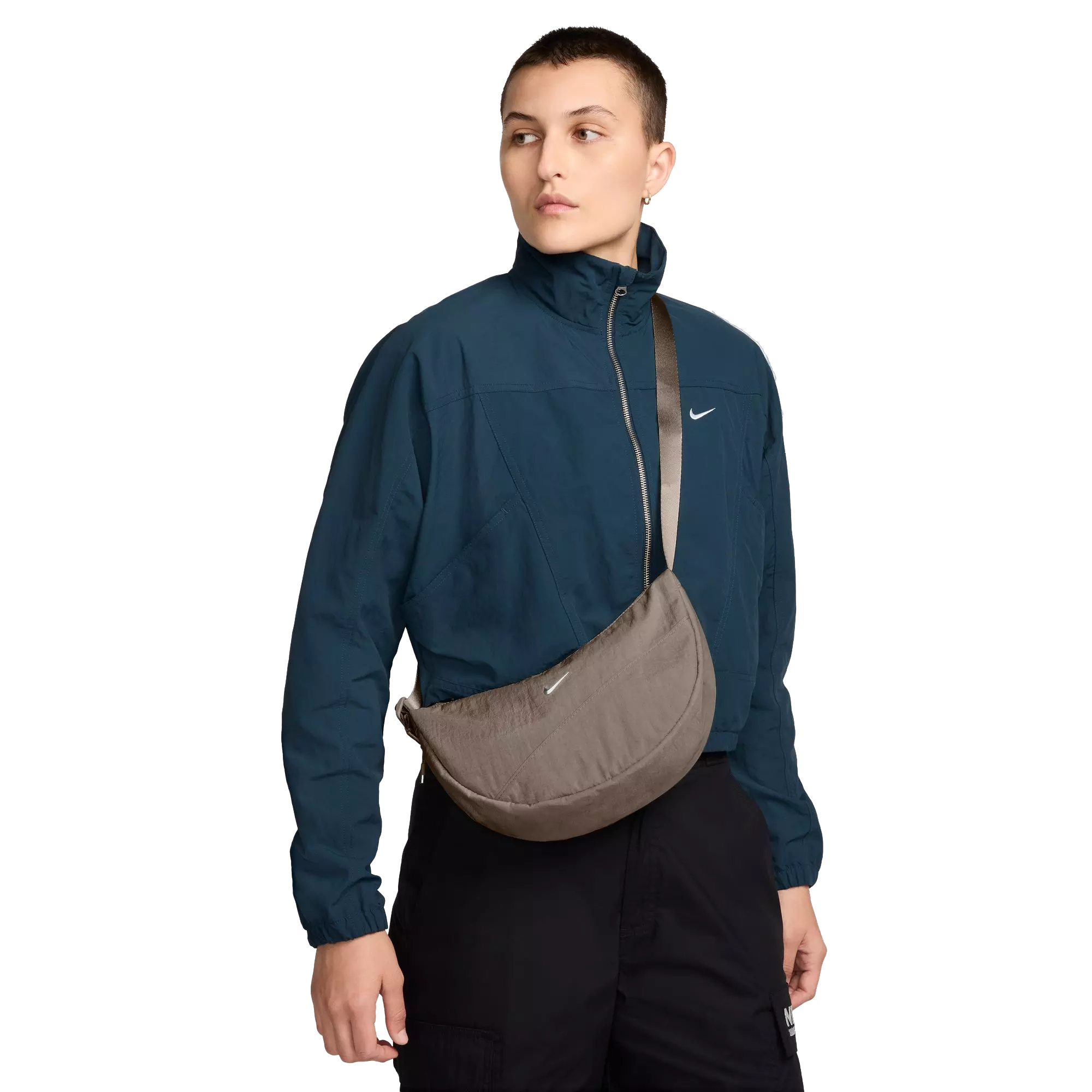 Nike Aura Crescent Crossbody Bag (4L) - Brown - BROWN