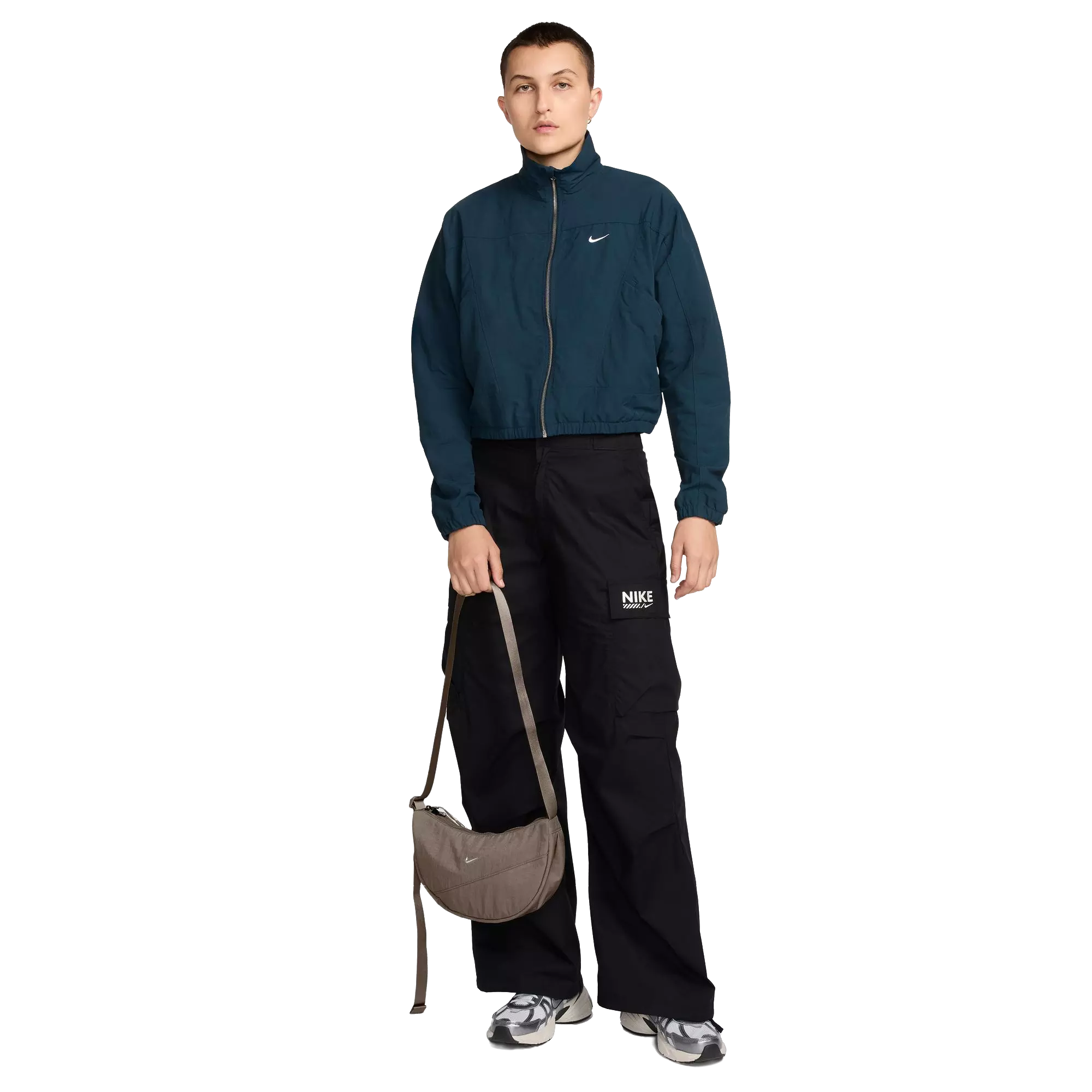 Nike Aura Crescent Crossbody Bag (4L) - Brown - BROWN