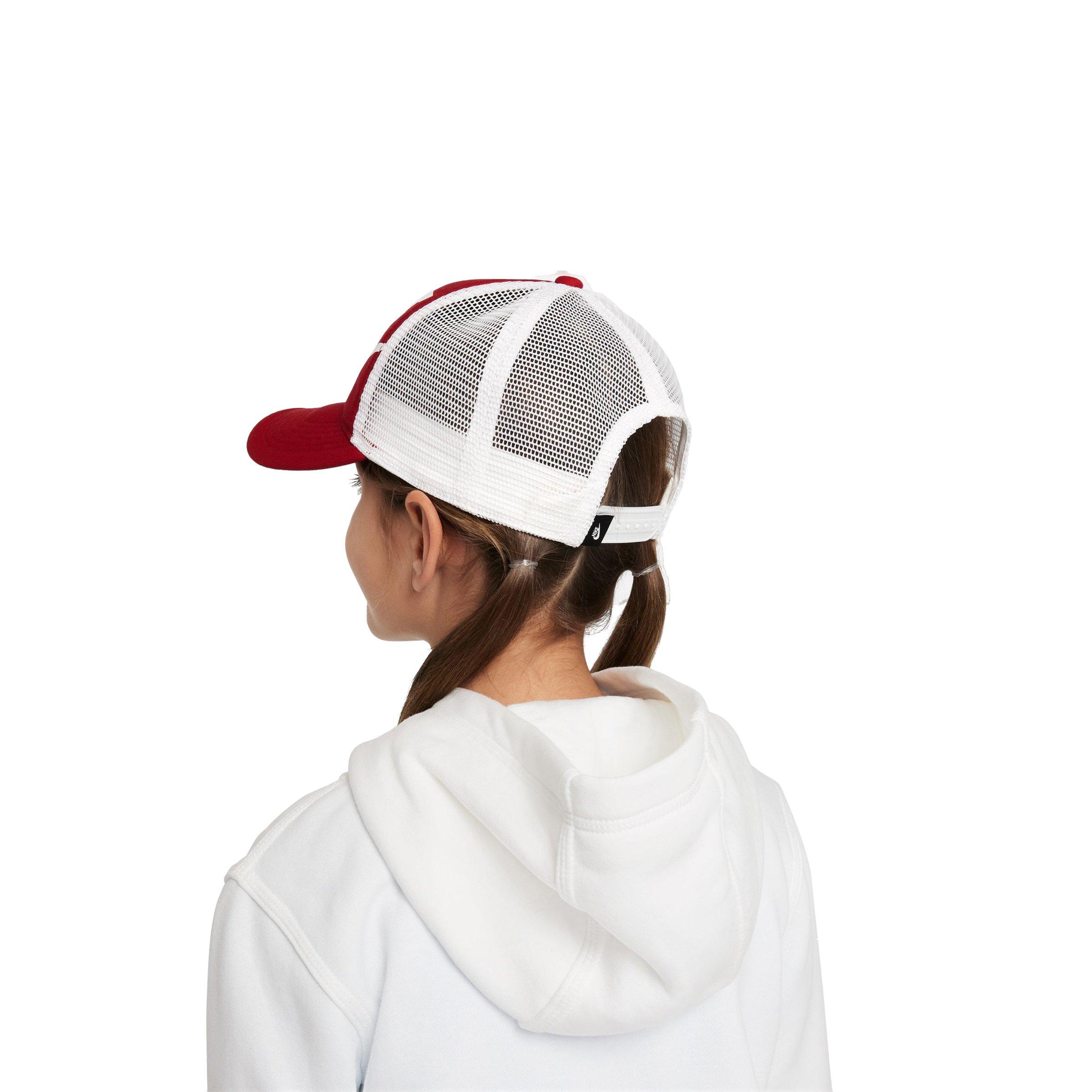 Nike Youth Rise Trucker Cap-Red/White - RED/WHITE Thumbnail View 2